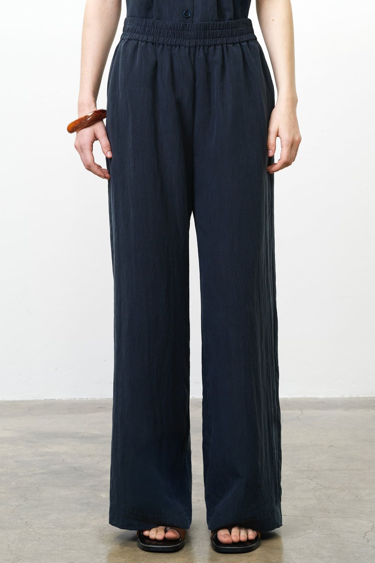 MELINA DRAWSTRING TRSR NEW NAVY 1