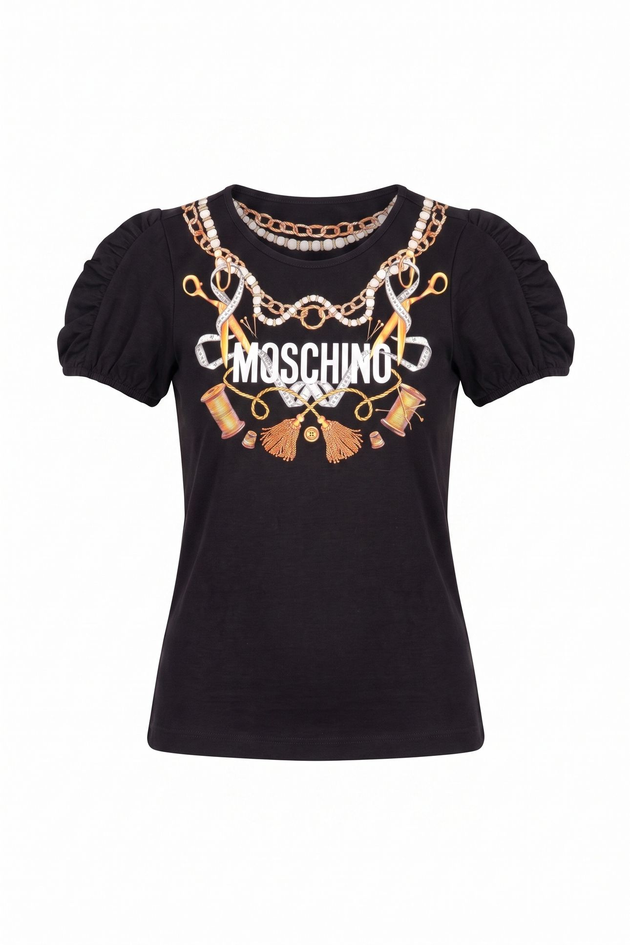 GIRL'S T-SHIRT IN JERSEY SARTORIAL LOGO BLACK 2