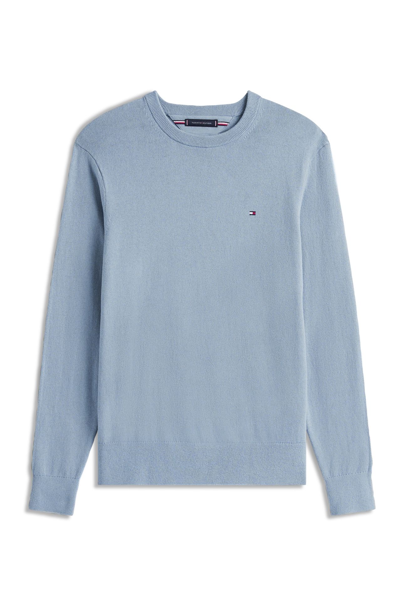 PIMA COTTON CASHMERE SWEATER BRISK BLUE 4