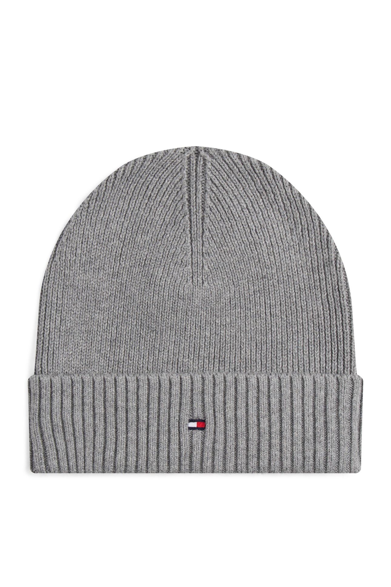 TH FLAG PIMA COTTON MID GREY HEATHER 1