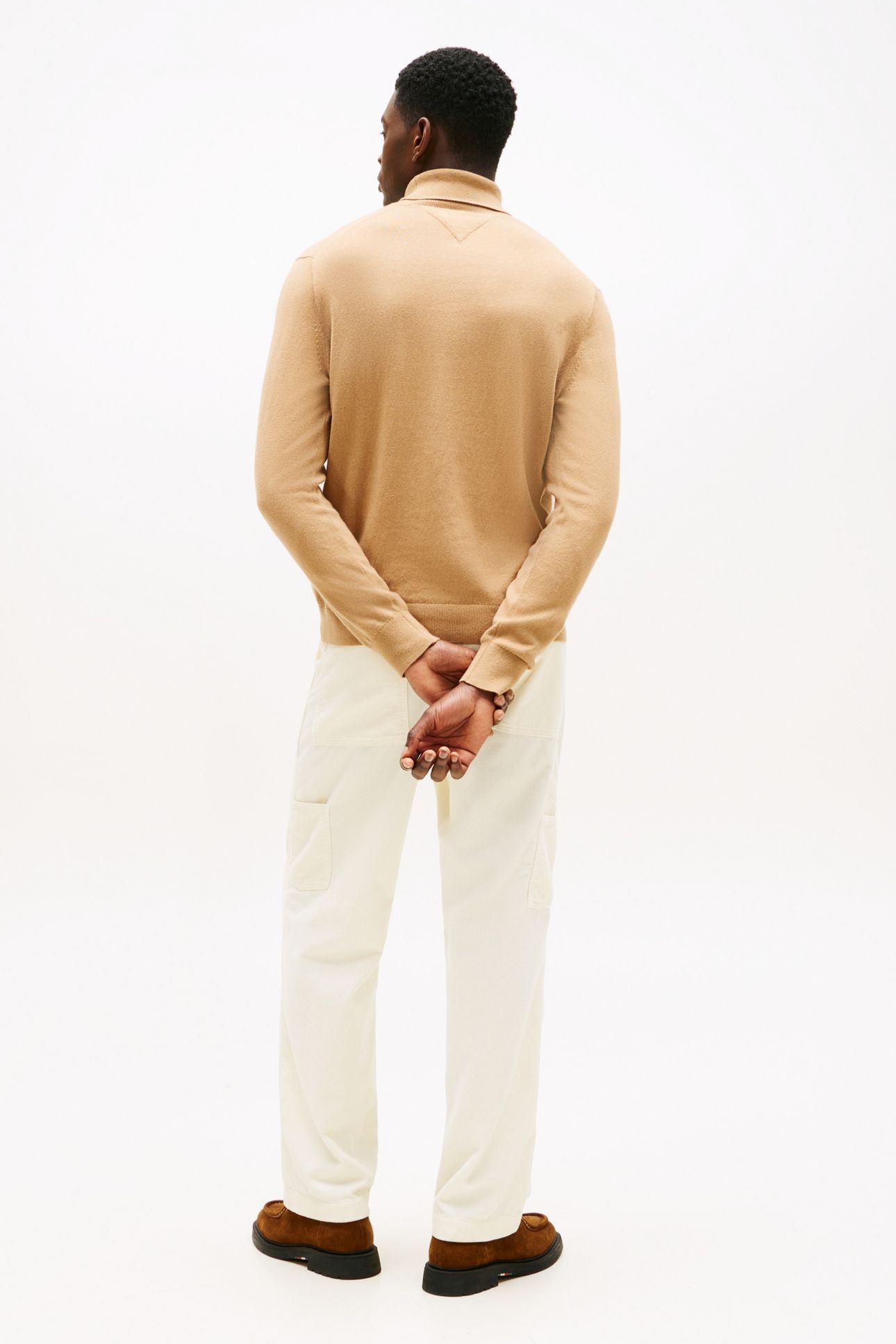PIMA COTTON CASHMERE SWEATER TIMELESS CAMEL 2