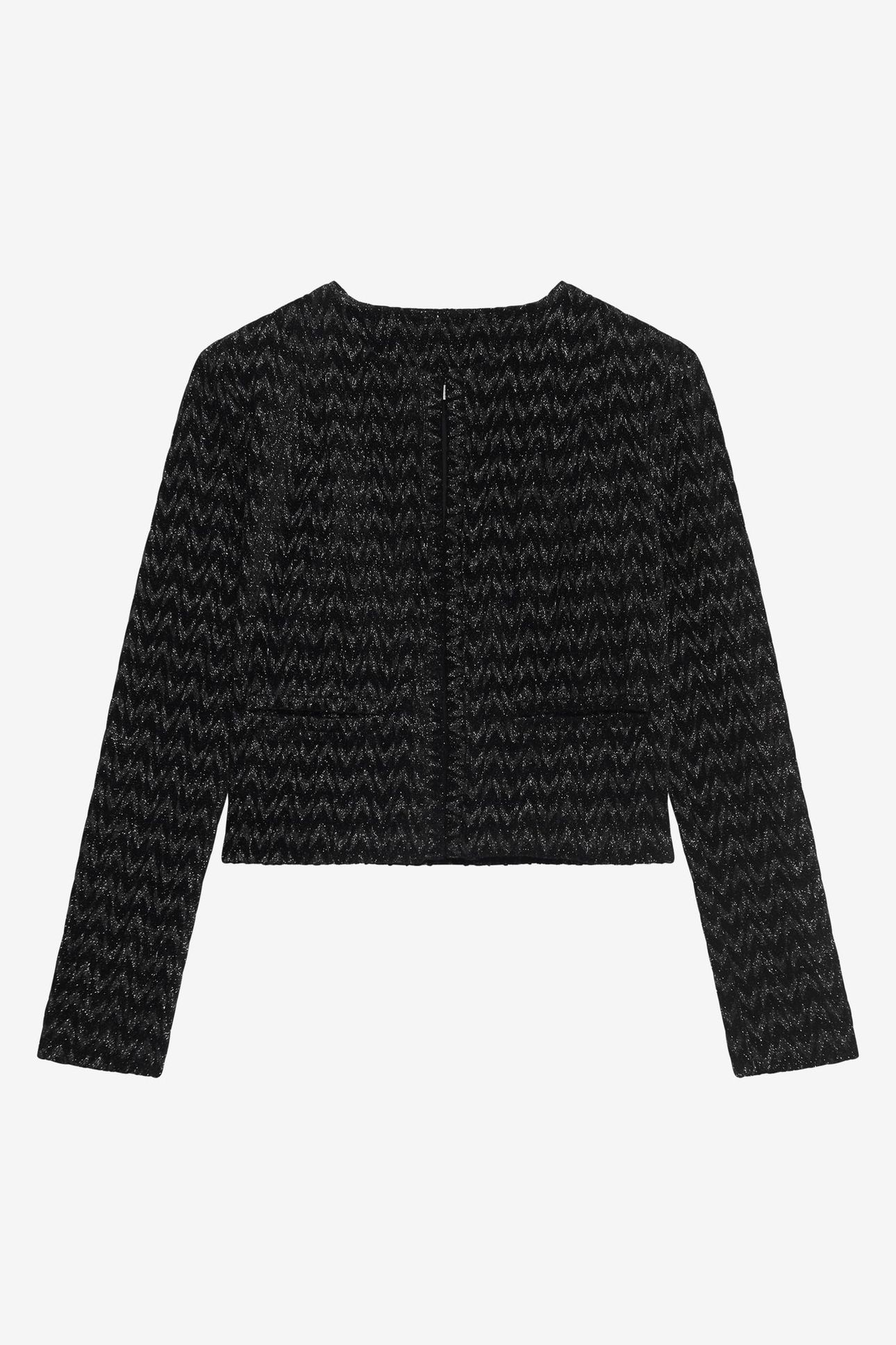 LUANE JACKET BLACK LUREX 4