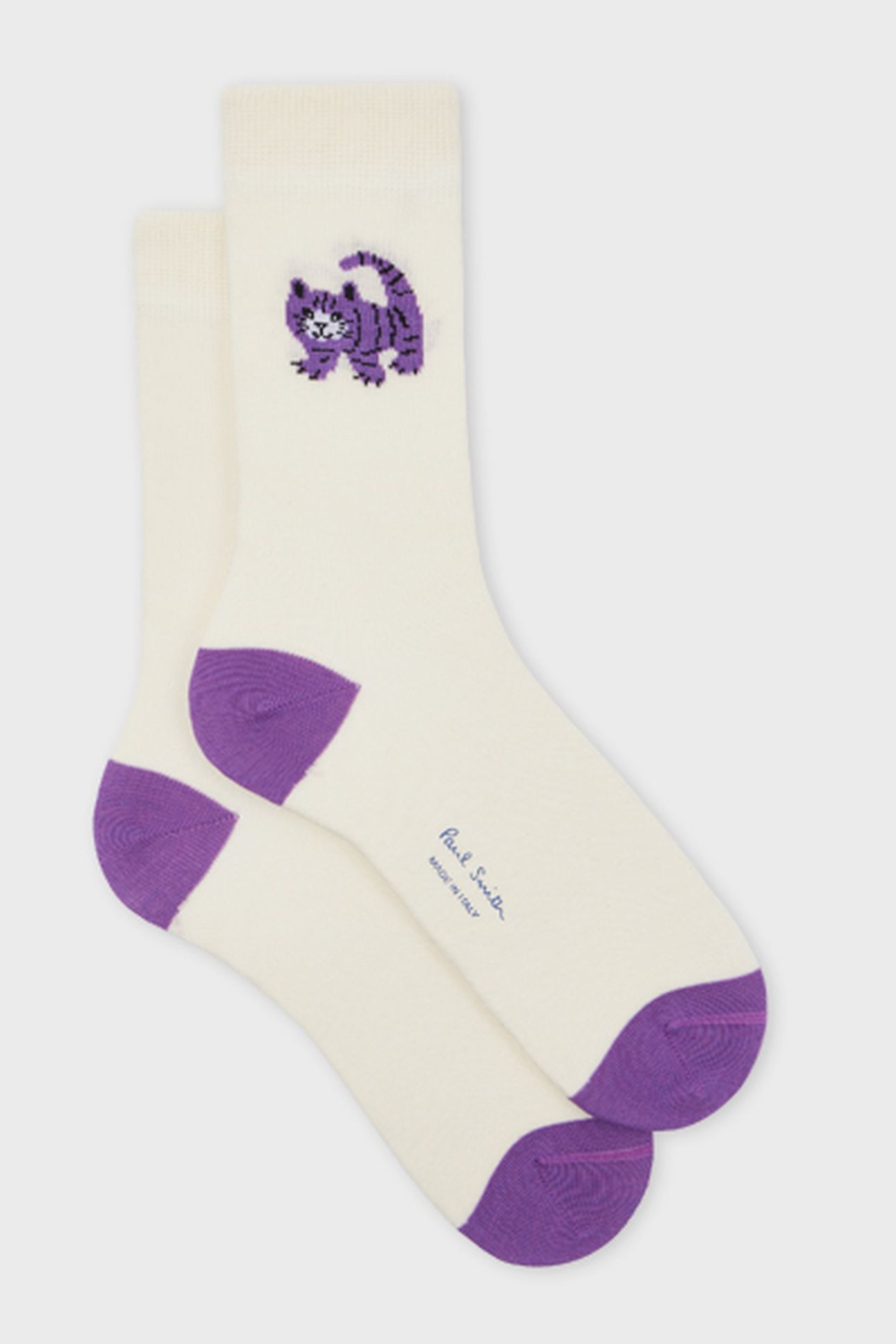 WOMEN SOCK JANIS CAT OFF WHITE 3