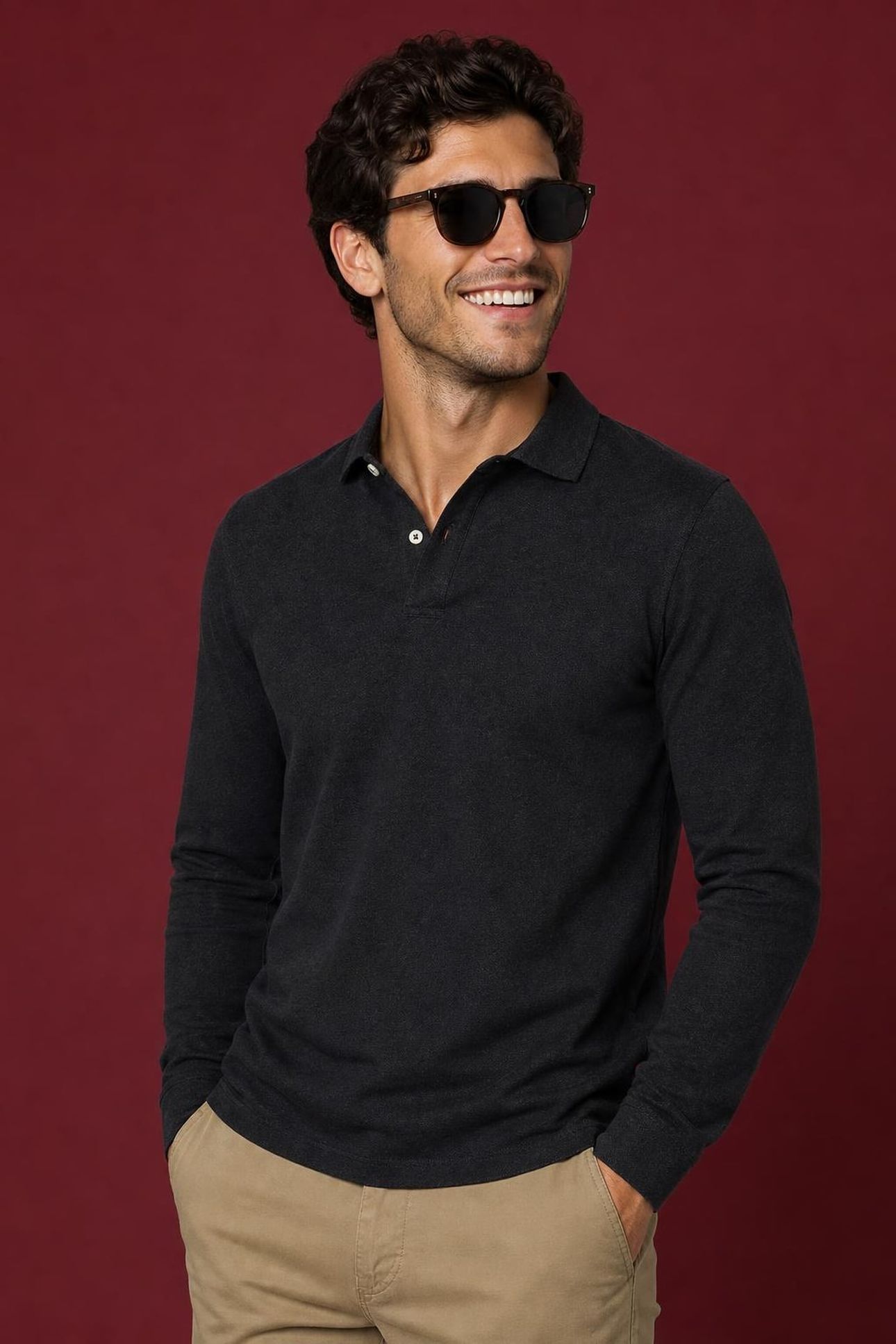 CLASSIC POLO DARK GREY MELANGE 2