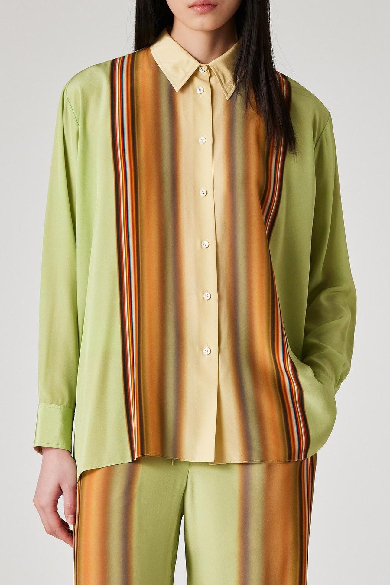 WOMENS SHIRT LIME GREEN 1