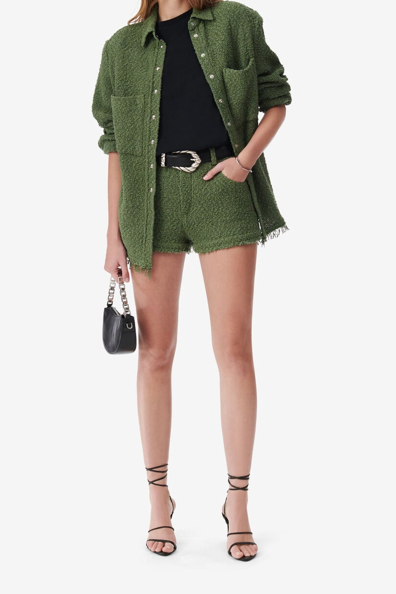 SOLARIA OVERSHIRT FOREST GREEN 1