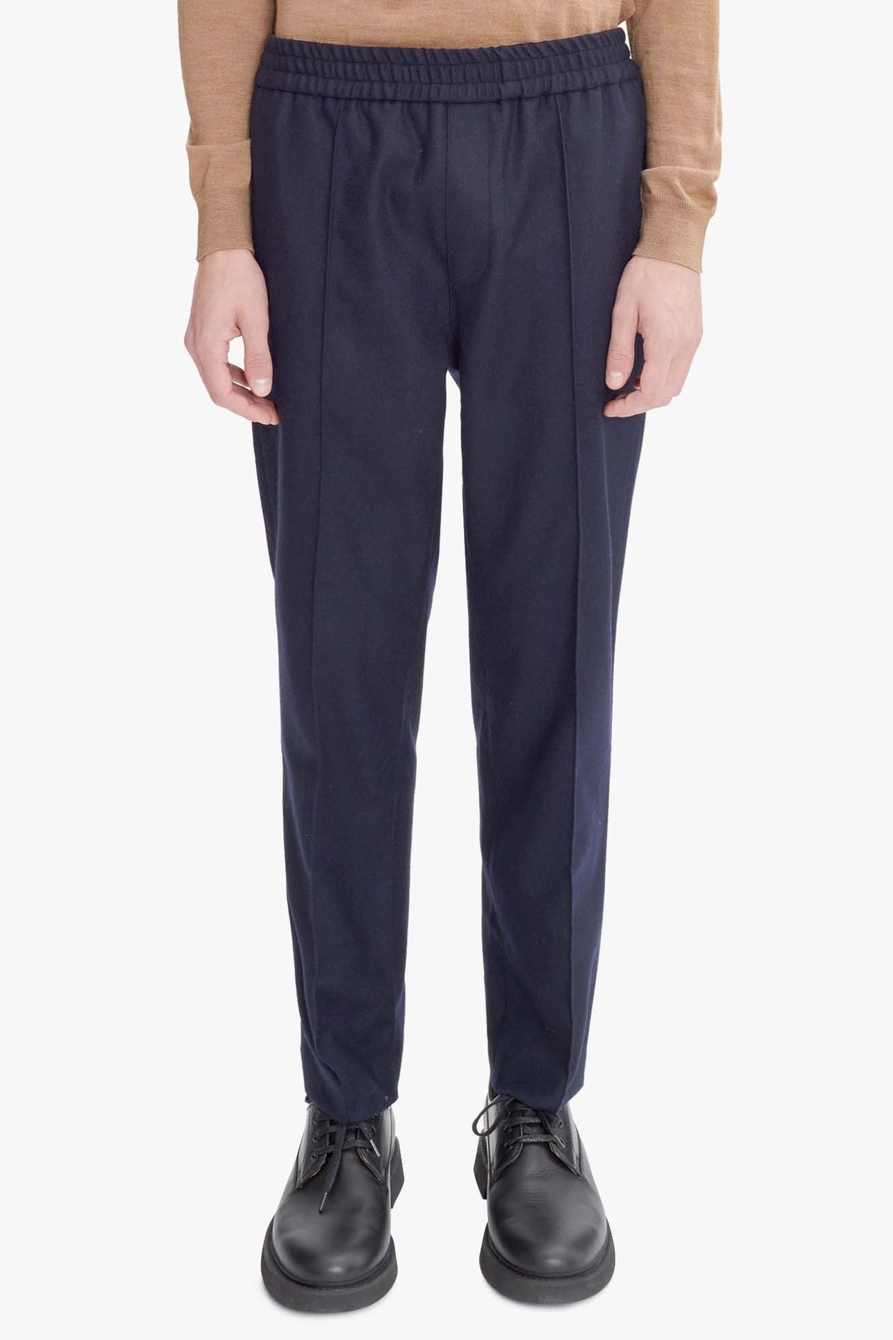 UNISEX TROUSERS PIETER HEATHERED NAVY 1
