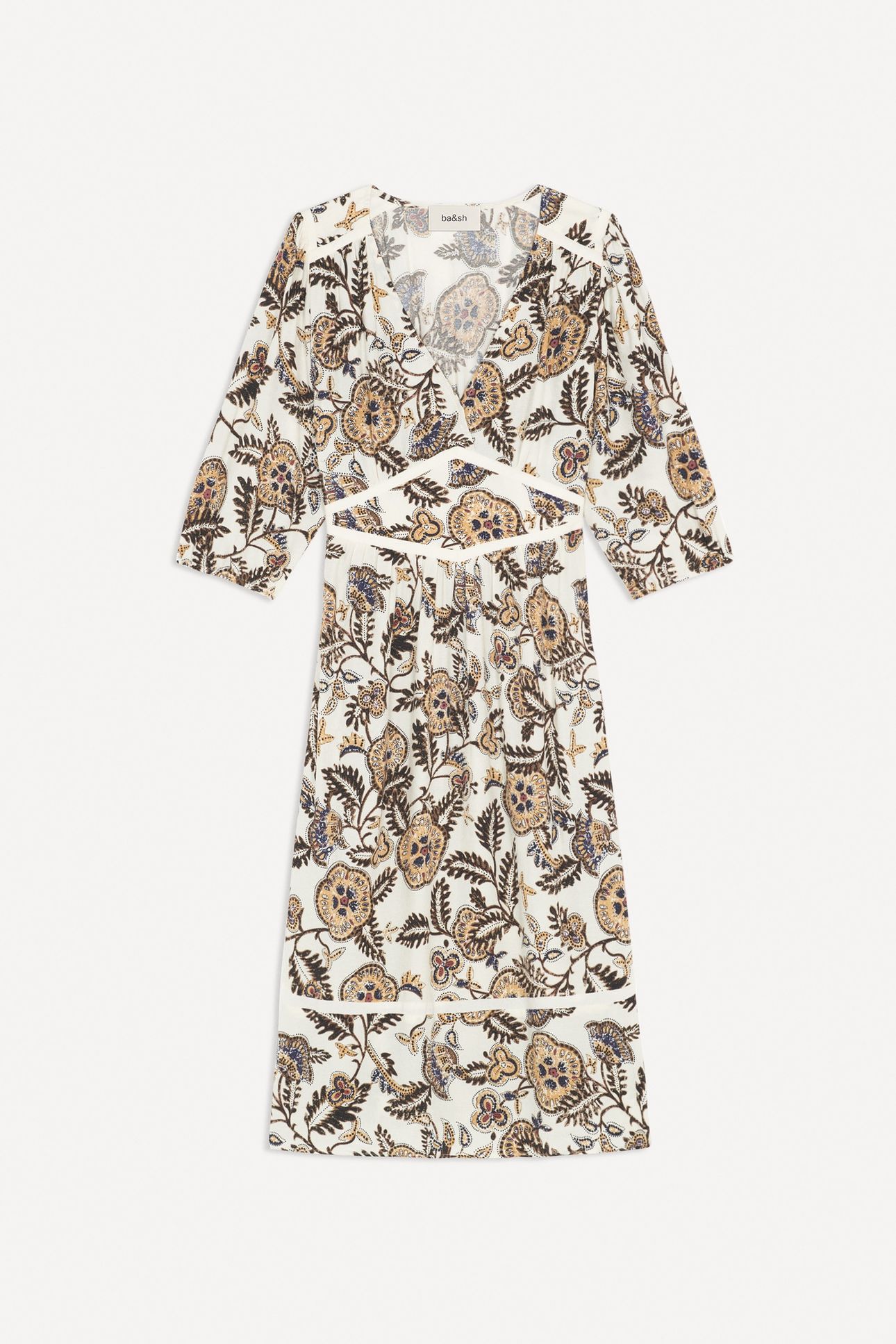 MID-LENGTH DRESS ECRU 3