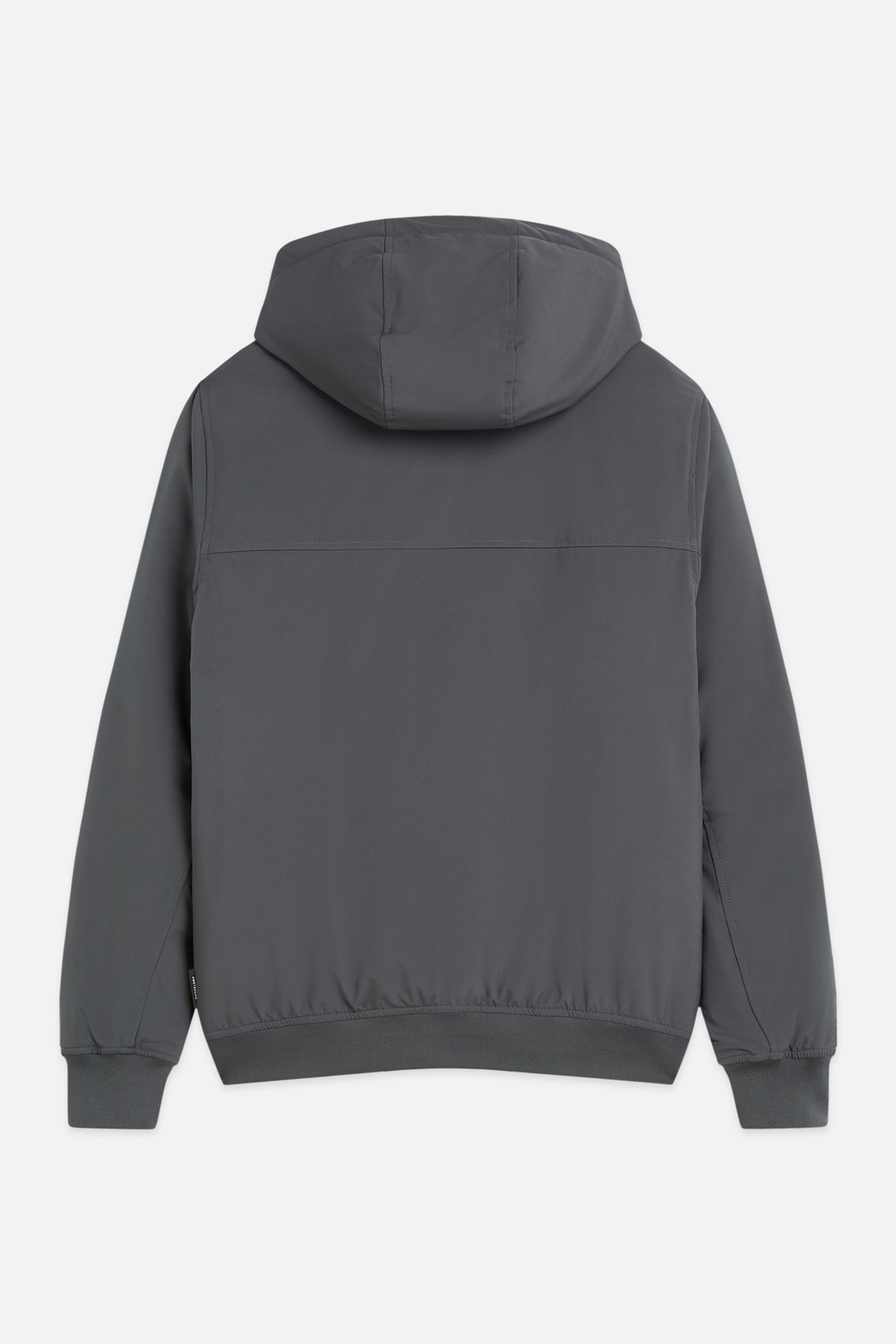 HOODED SOFTSHELL PADDED JACKET ASPHALT 2