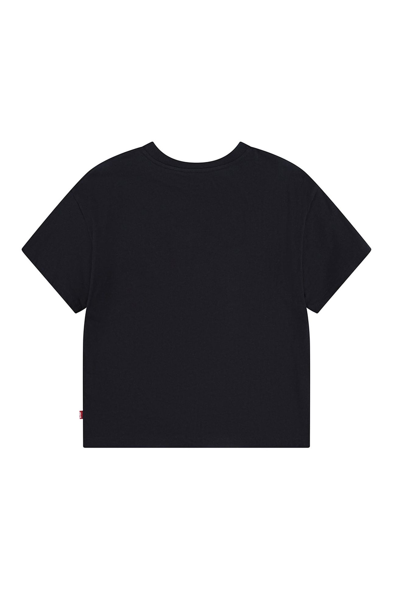 GIRLS OVERSIZED TROPICAL TEE BLACK 2
