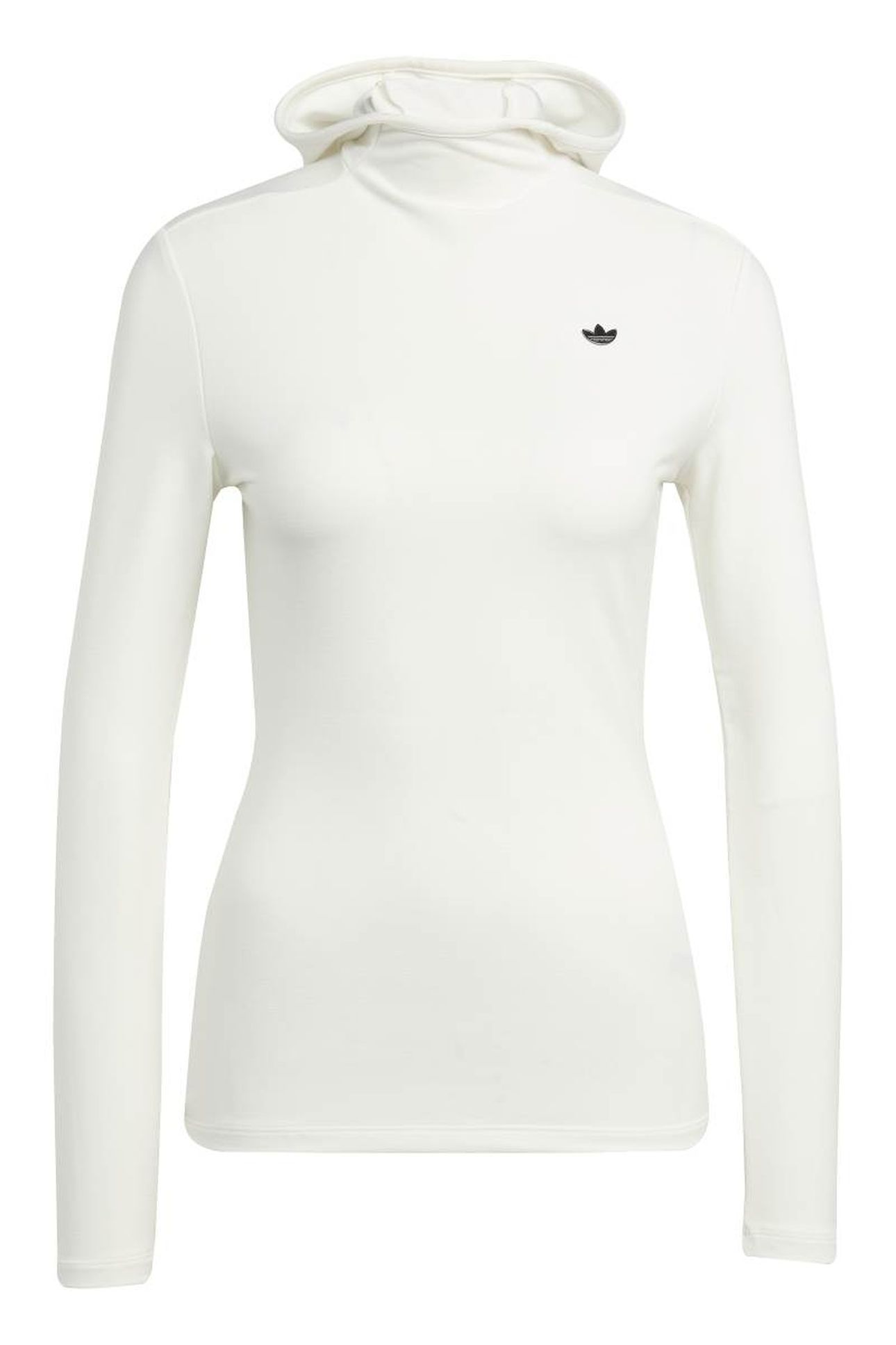 ESSENTIAL HOODED LS CLOUD WHITE 4
