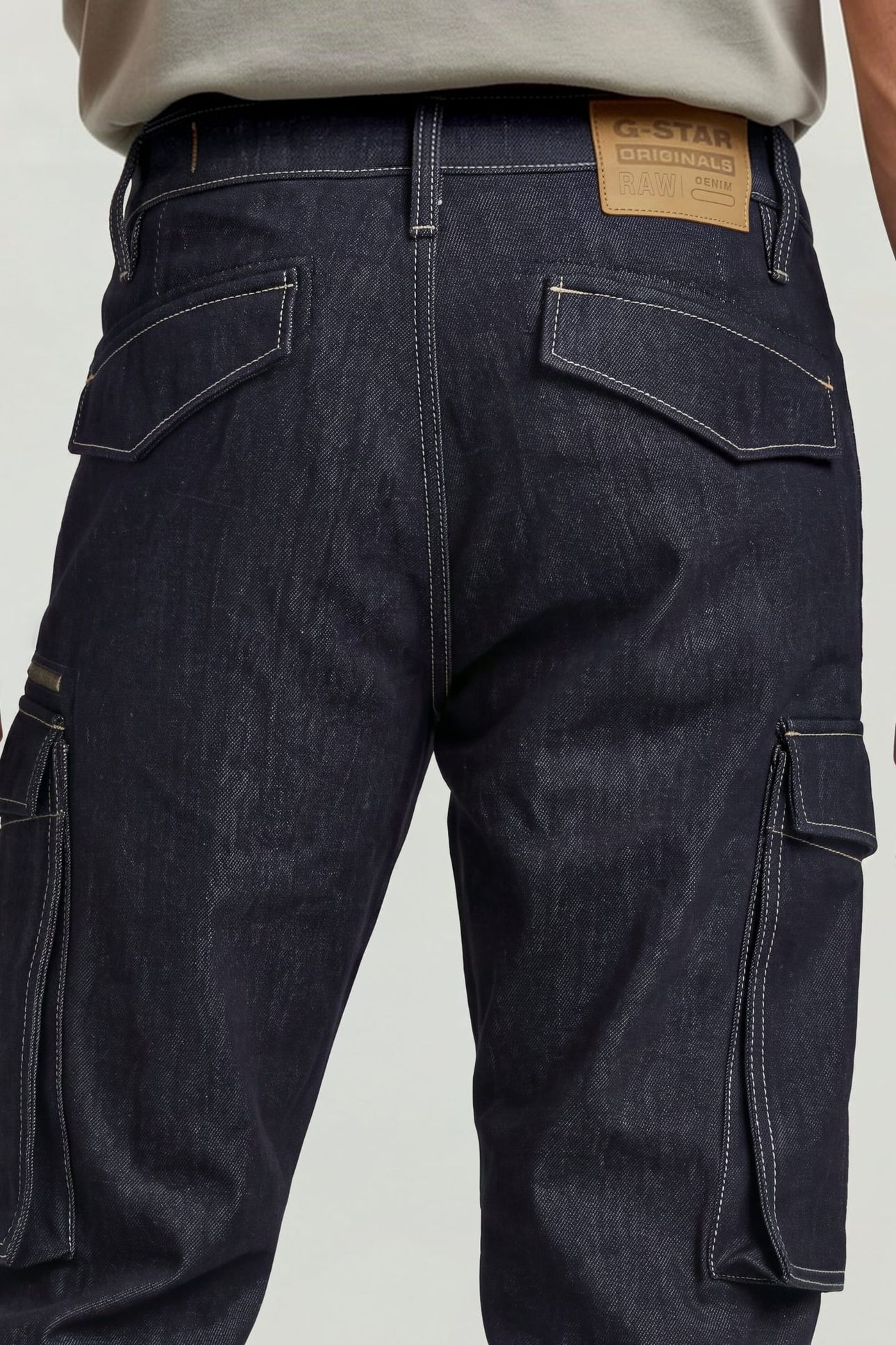 ROVIC 3D LOOSE DENIM BLUE 6