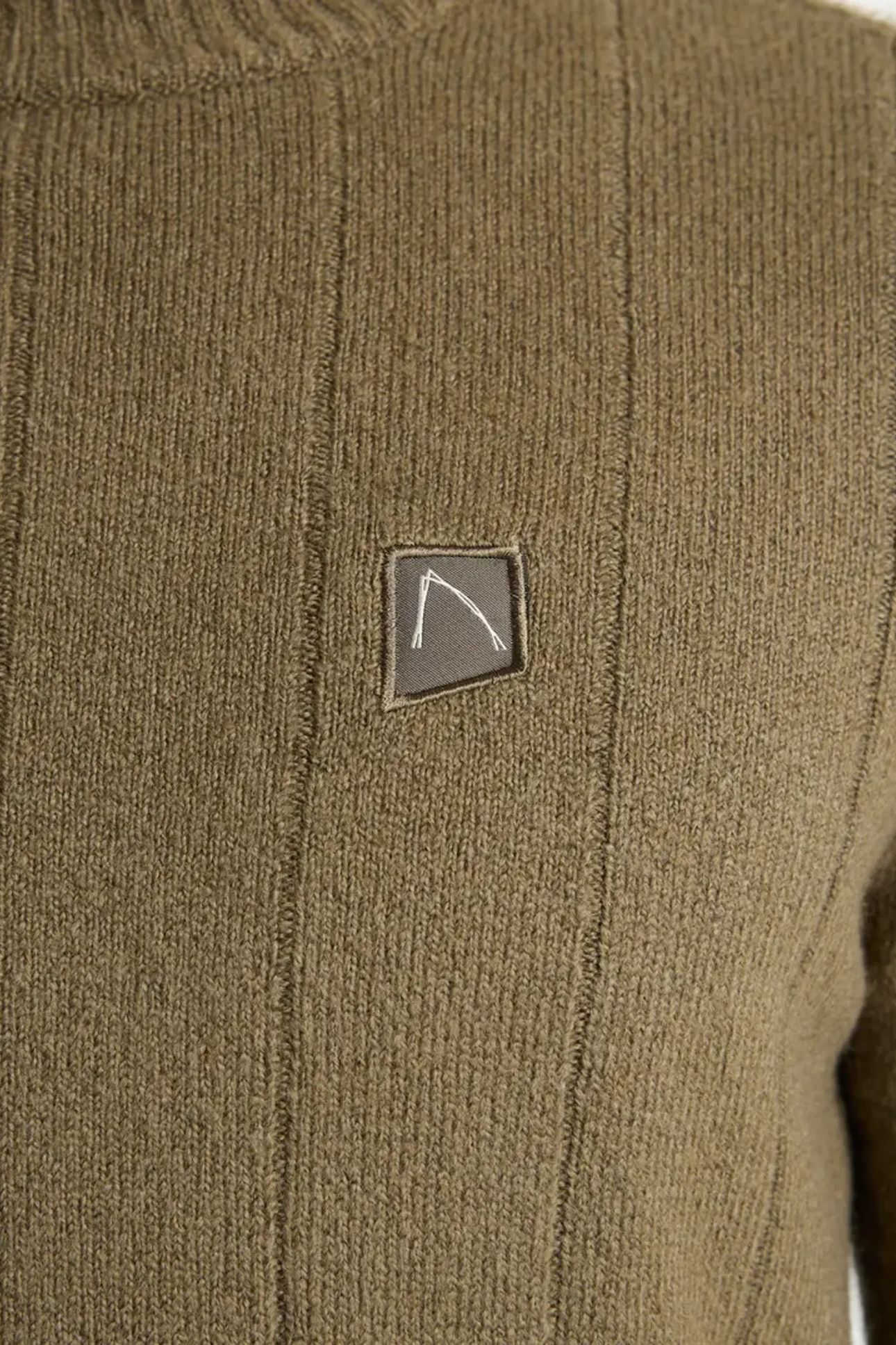 PULLOVER TRACK MOCK STONE GRAY 5