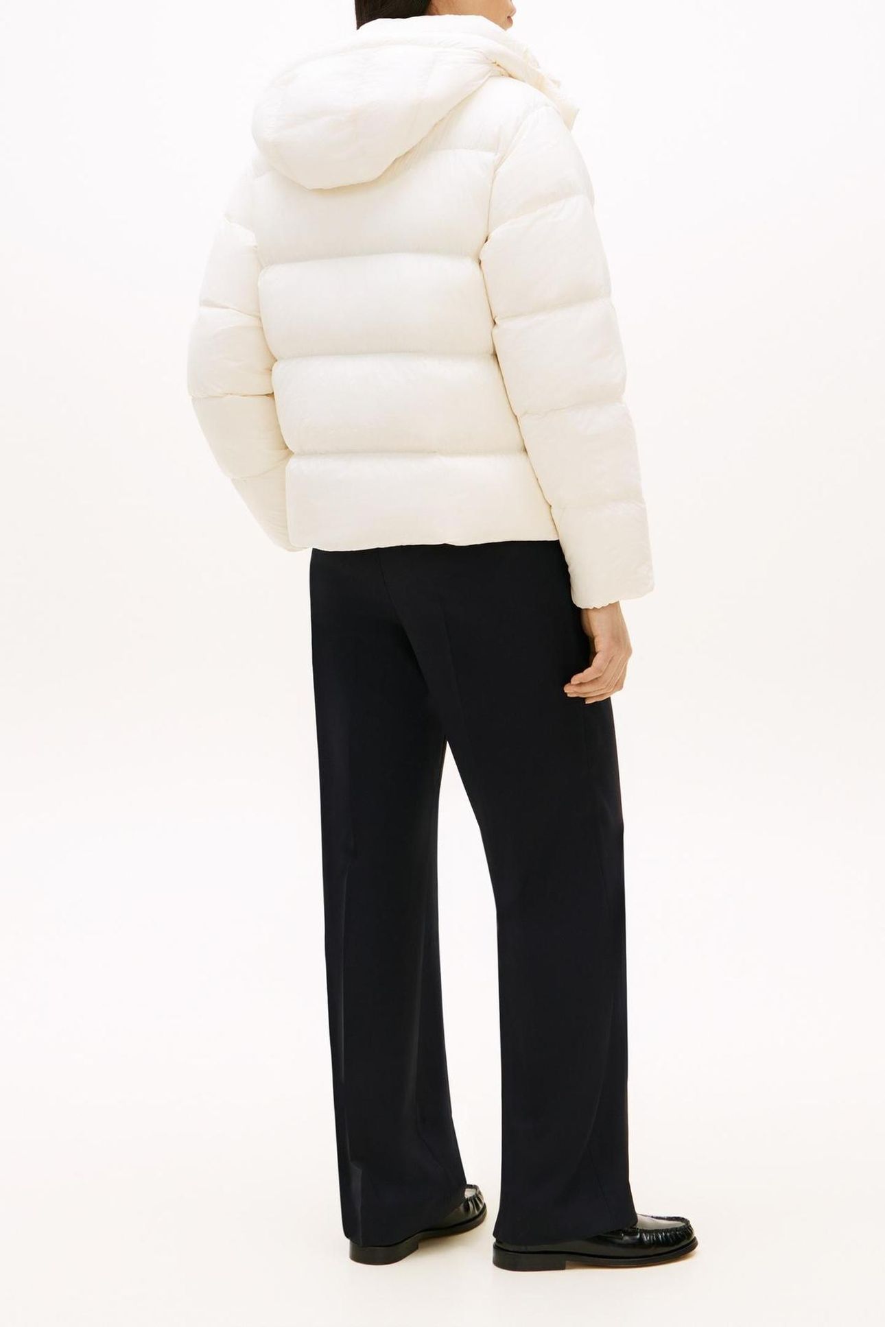 MODERN DOWN REG JACKET IVORY SILK 2