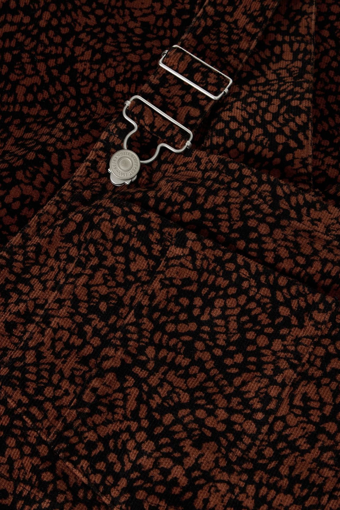 EMMIE ORGANIC CORD MIDI PINNY BLACK PRINT 4