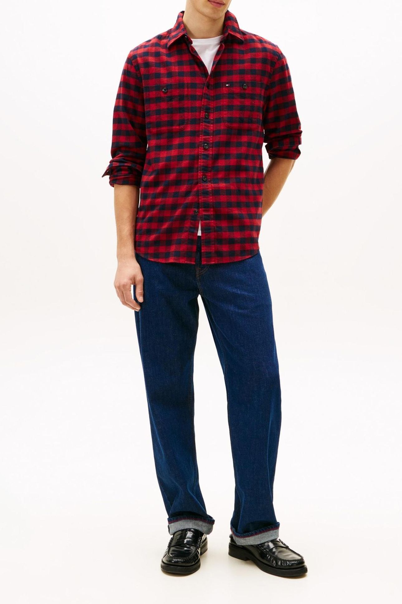 BUFFALO CHECK RF SHIRT REGATTA RED/CHECK 1