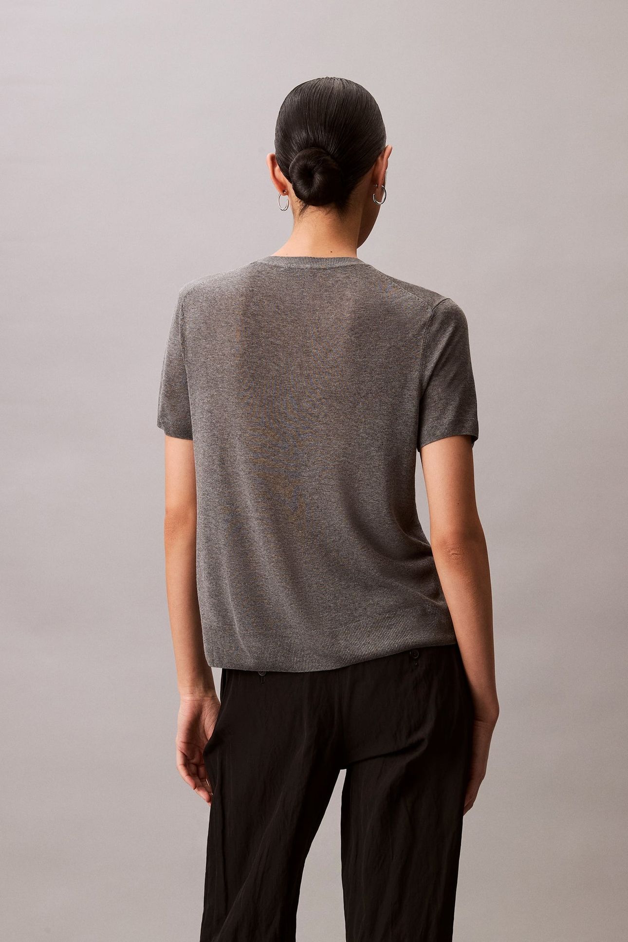 FINE GAUGE VISCOSE SWEATER BLUE TWILIGHT 2