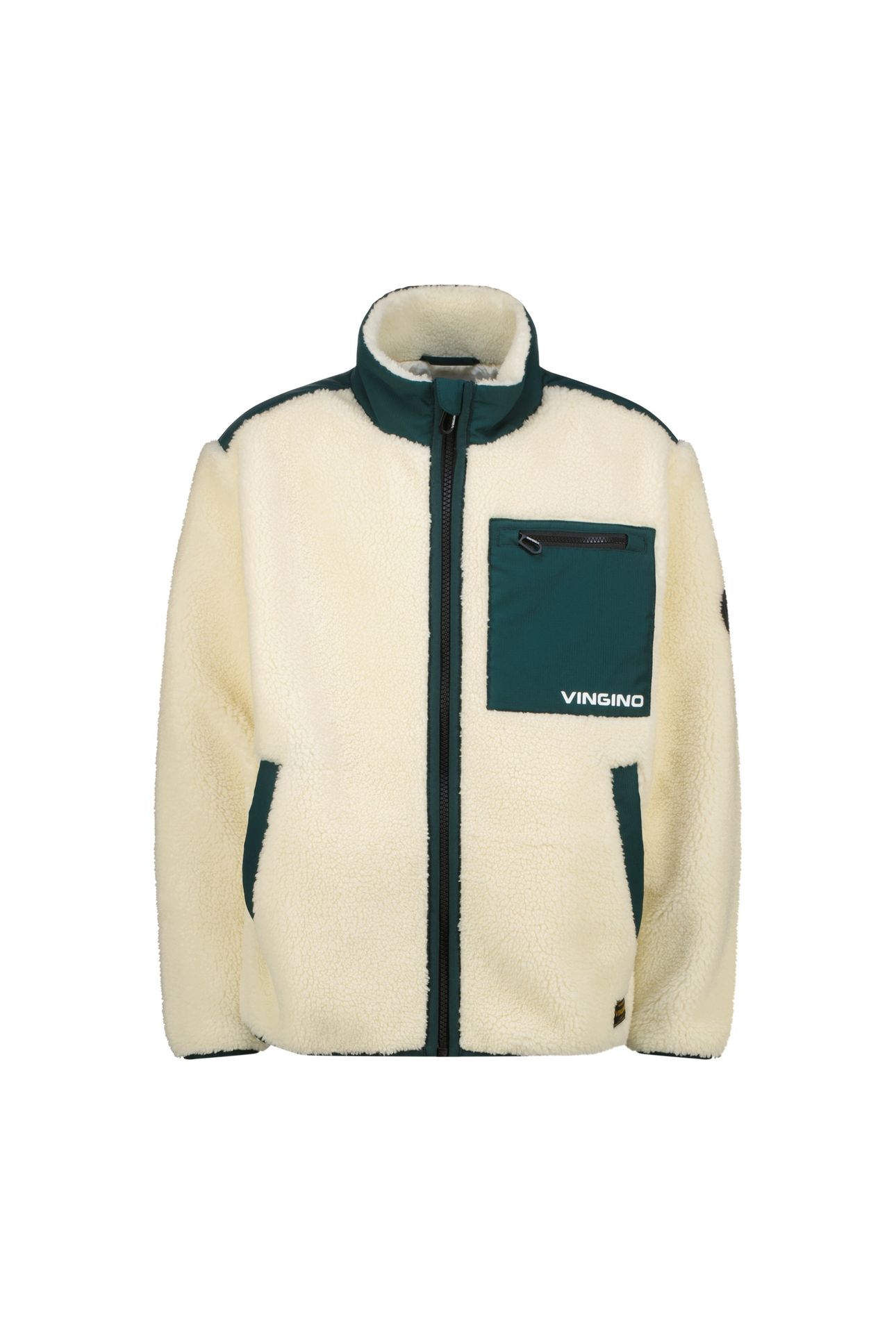 BOYS TEECE JACKET OUTDOOR DARK GREEN 4
