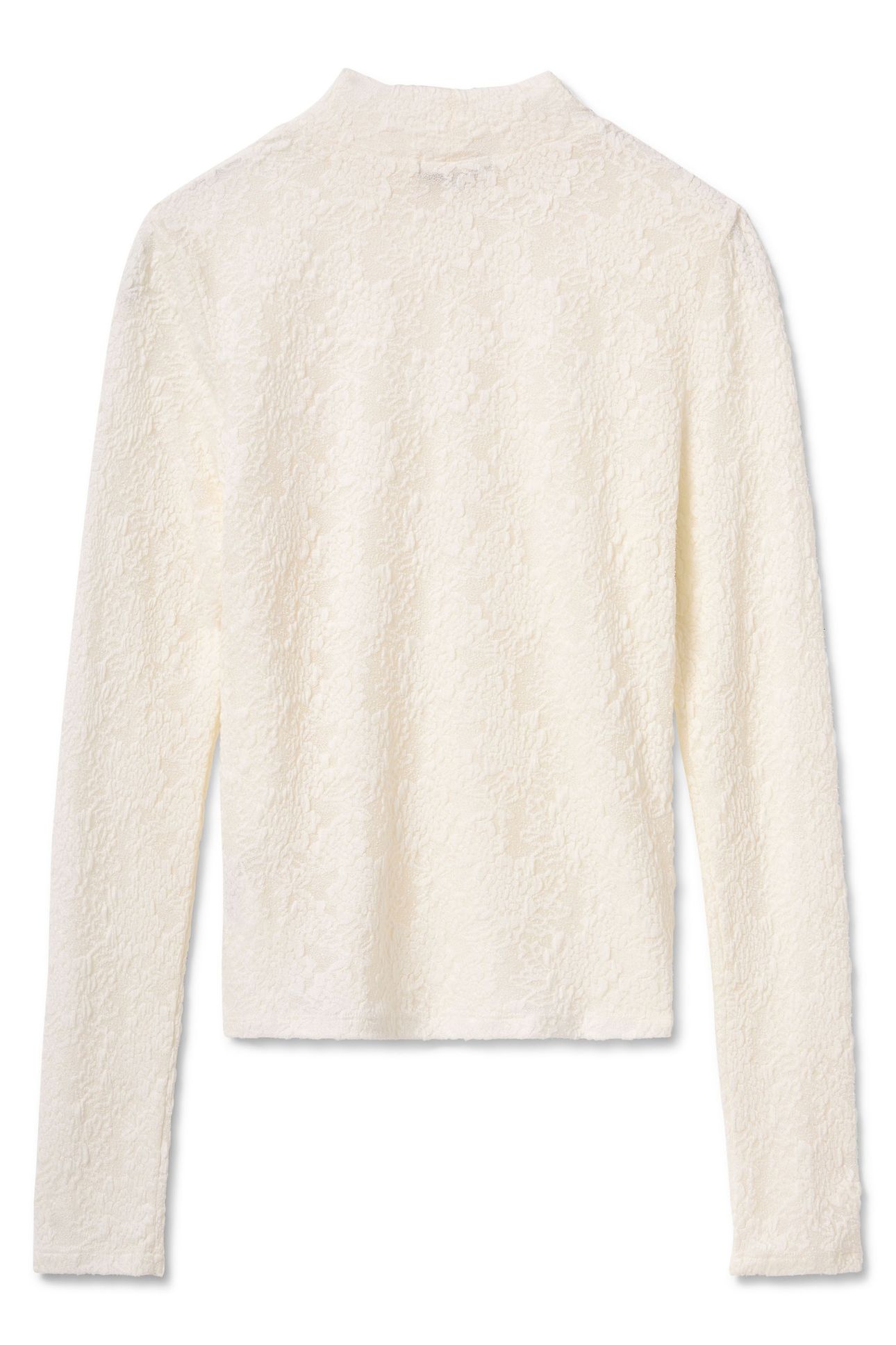 MOCK NECK TOP ANTIQUE WHITE 5