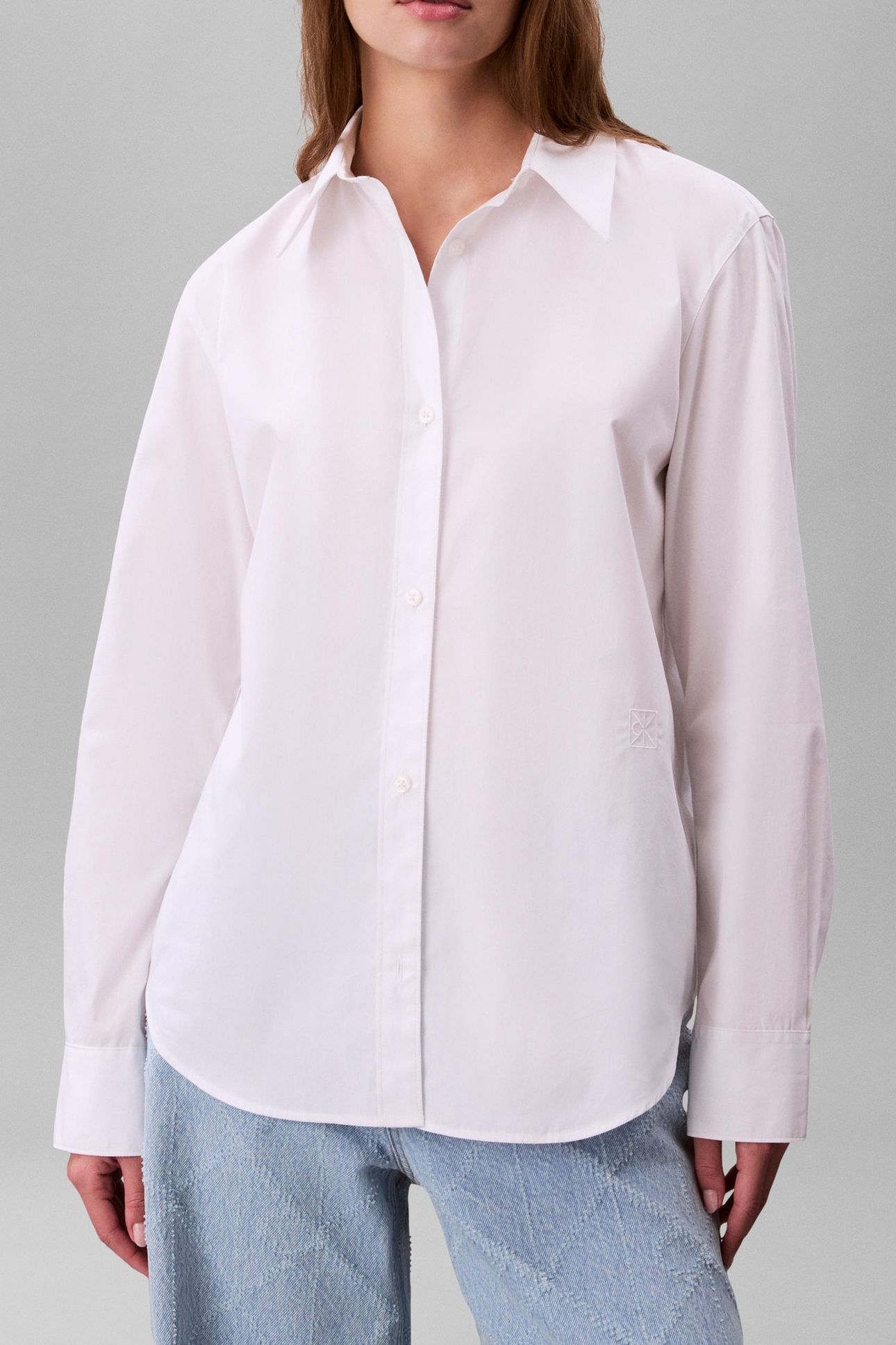 COTTON POPLIN REGULAR FIT SHIRT BRILLIANT WHITE 1