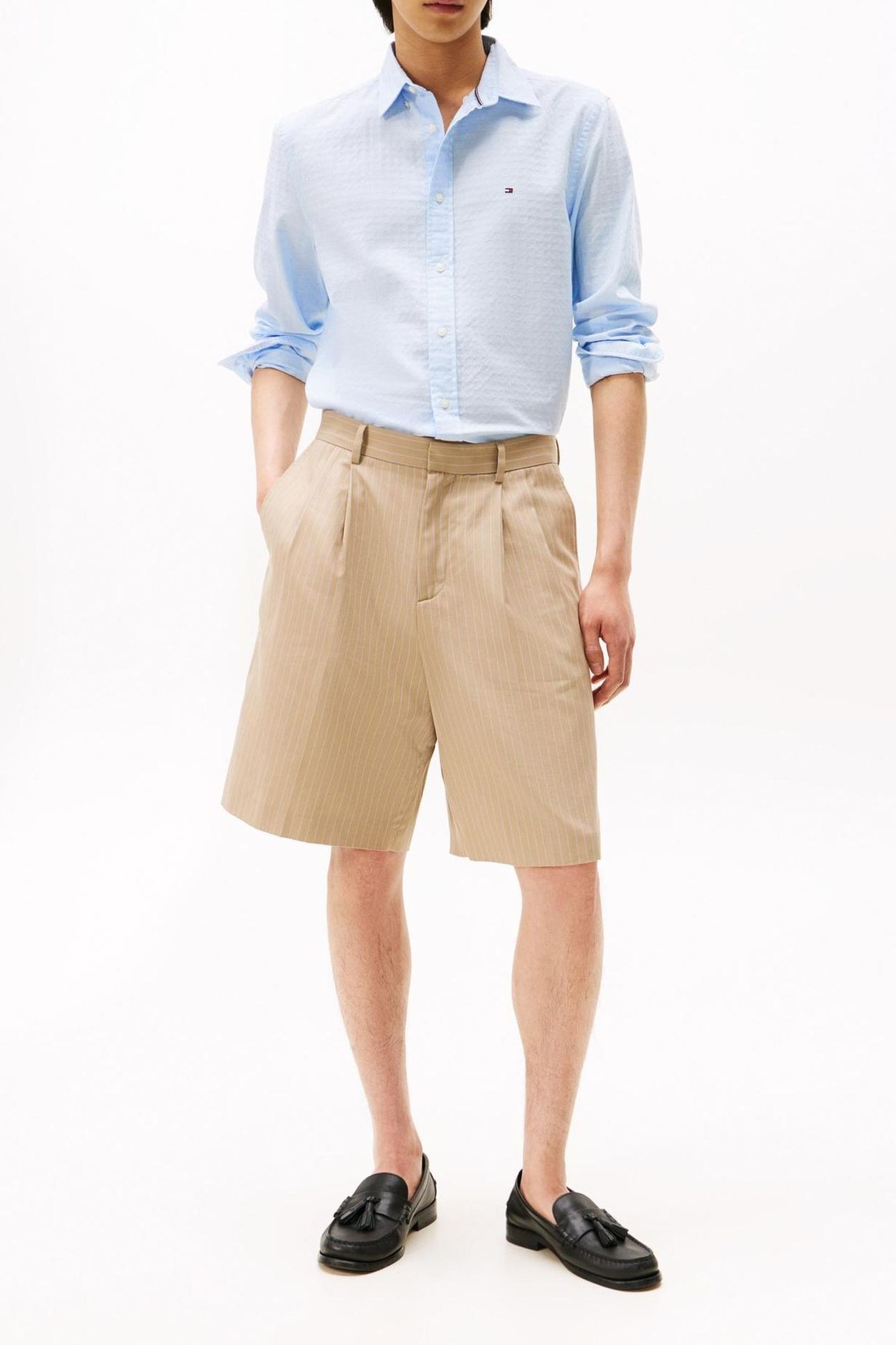 DOBBY STRUCTURE SHIRT SWEET BLUE 2