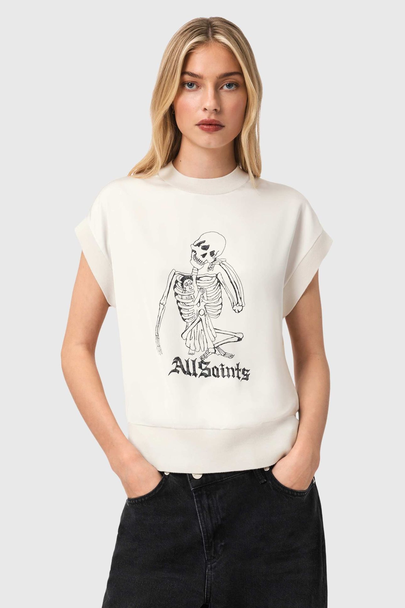 TERRA KNIT TEE CHALK WHITE 2