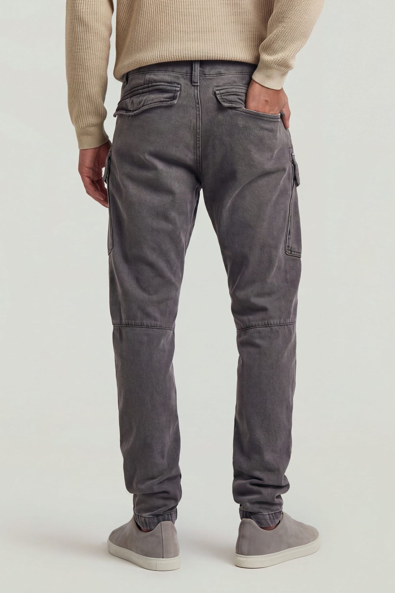ROXIC ZIP REGULAR TAPERED GREY 2