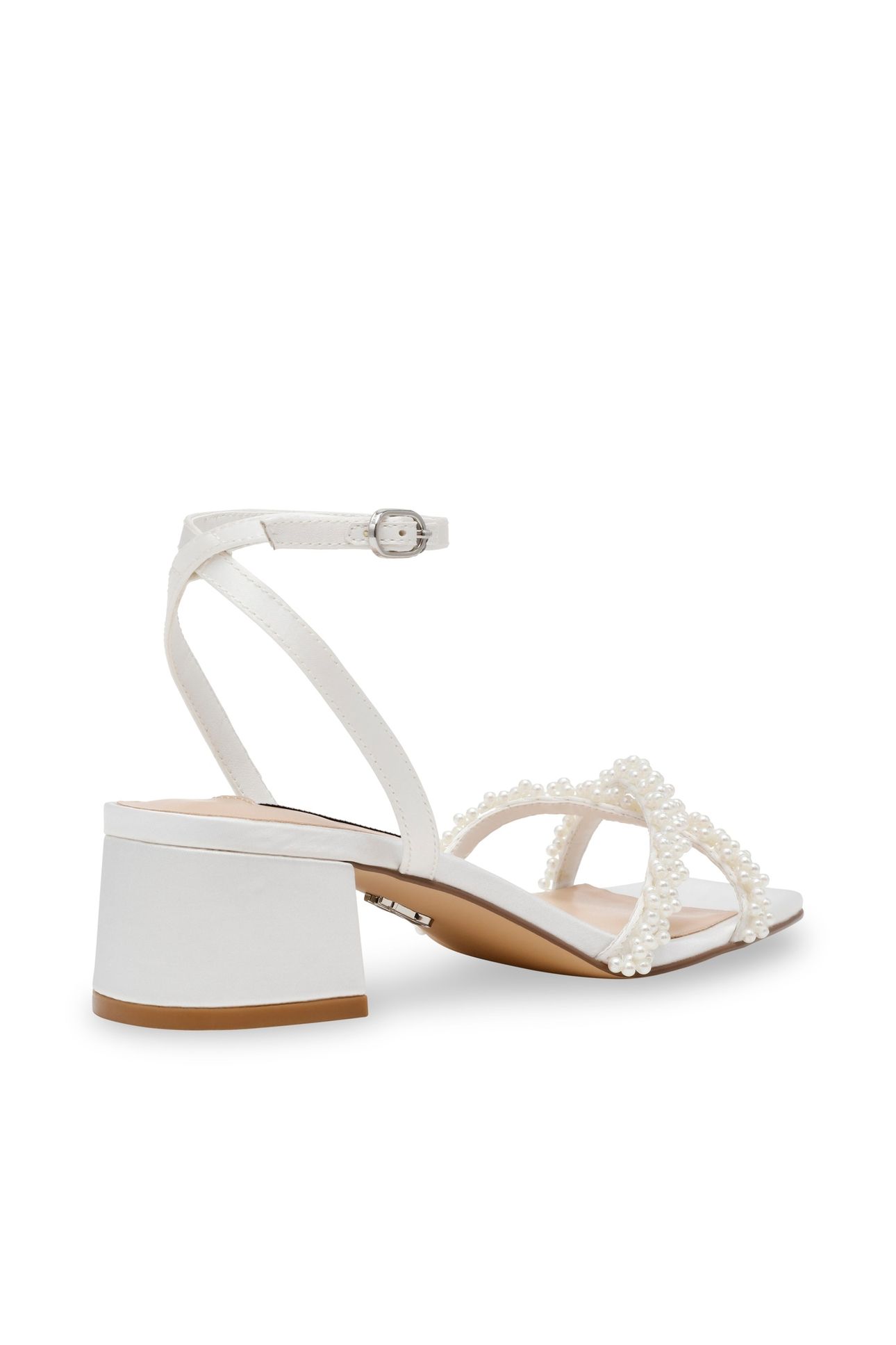 GABBY-P SANDALS IVORY SATIN 4