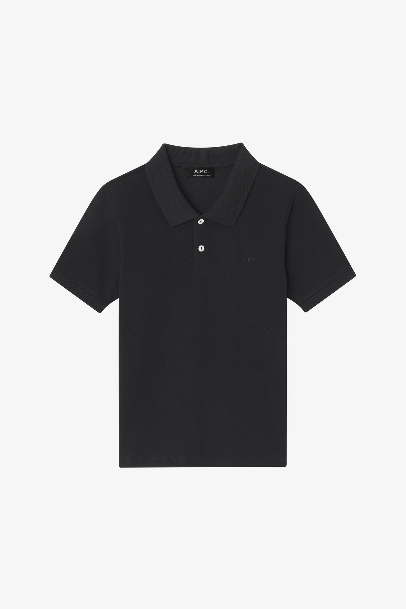 POLO FITTED SHORT SLEEVE BLACK 4