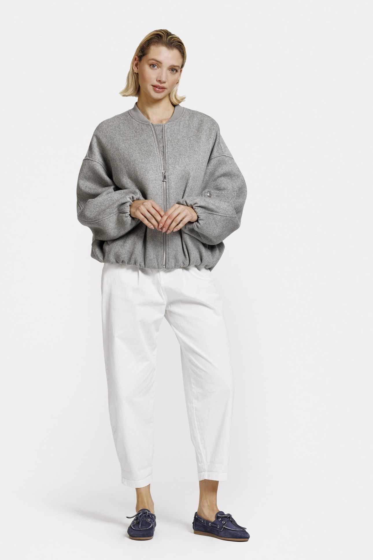 PEARL JACKET GREY MELANGE 3