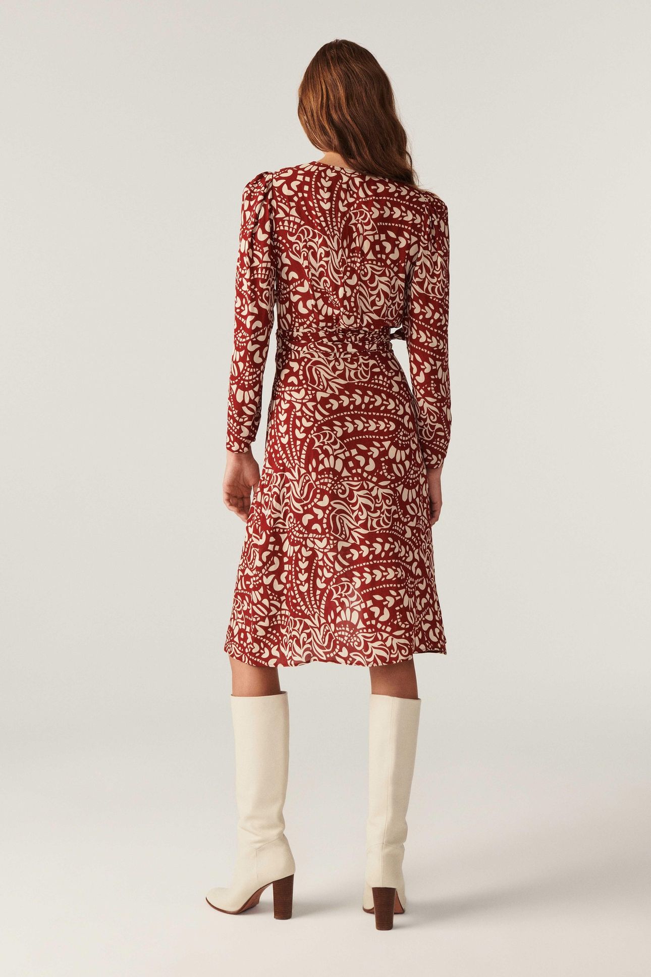 MID-LENGTH DRESS TERRACOTA 2