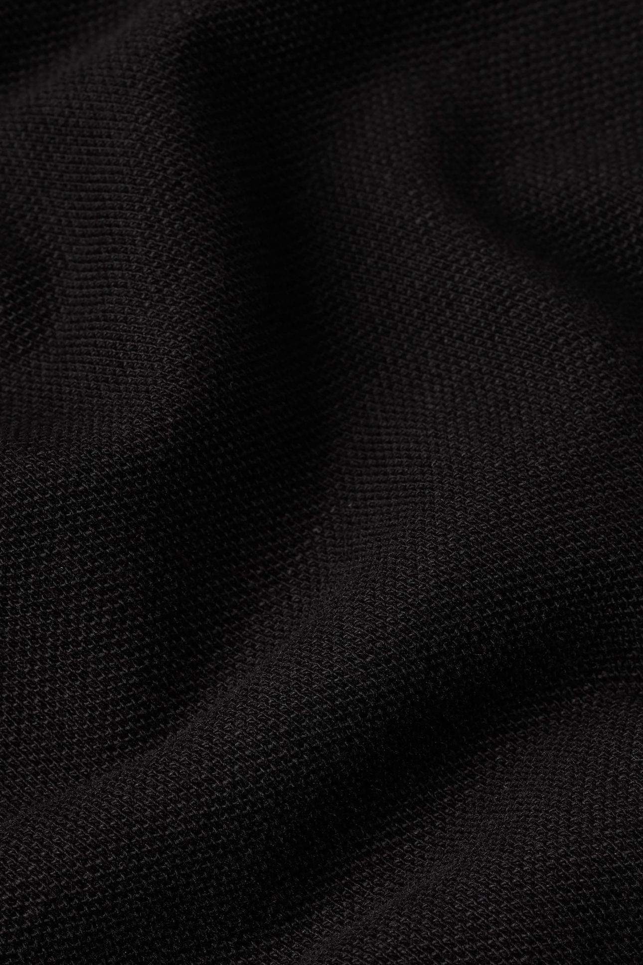 STRIPED COLLAR SLIM POLO S/S BLACK 6