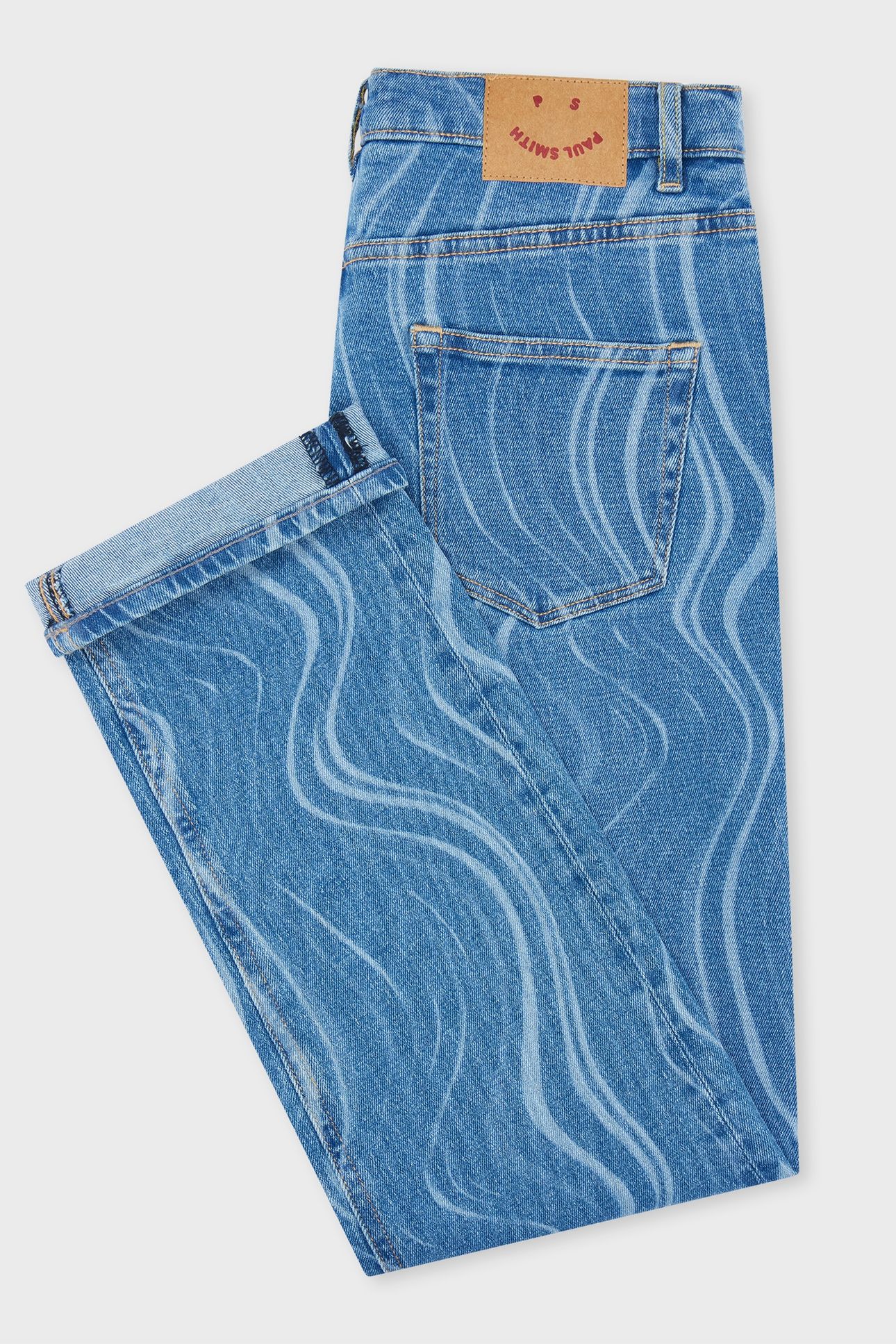 WOMENS STRIGHT FIT JEAN PRINTED 6