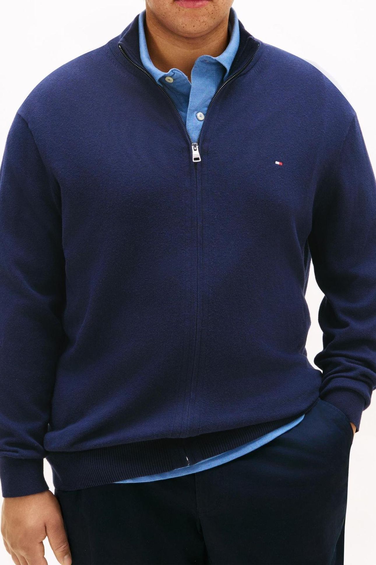 BT-PIMA COTTON CASHMERE SWEATER DESERT SKY 5