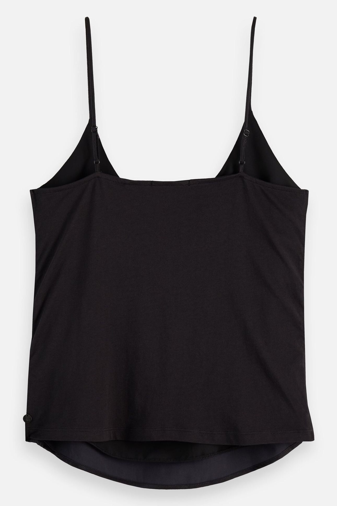 JERSEY WOVEN TANK BLACK 5
