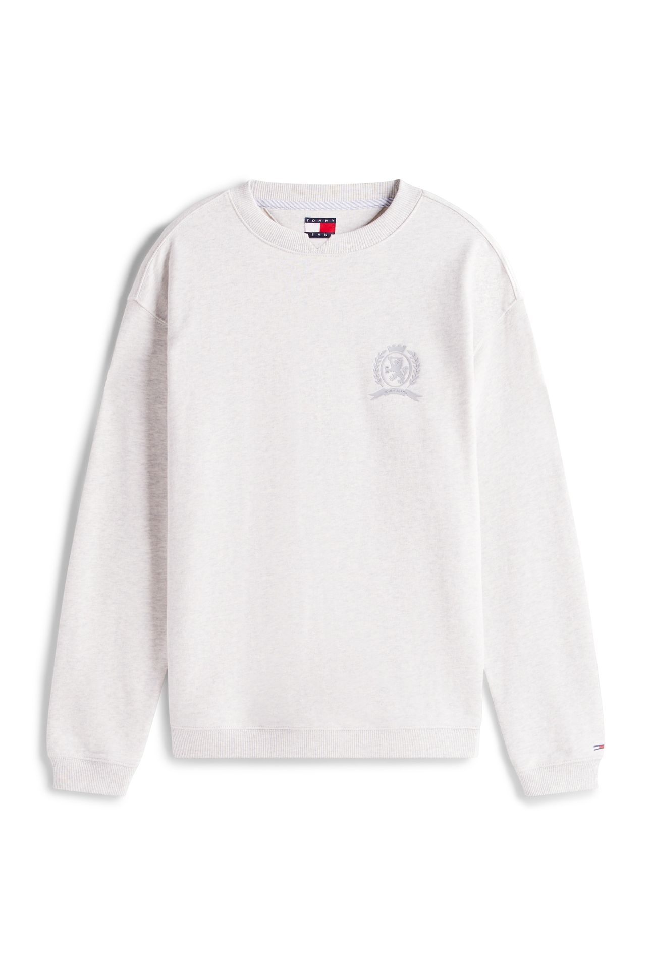 TJW RELAXED CREST NOTCH LIGHT GREY HEATHER 4