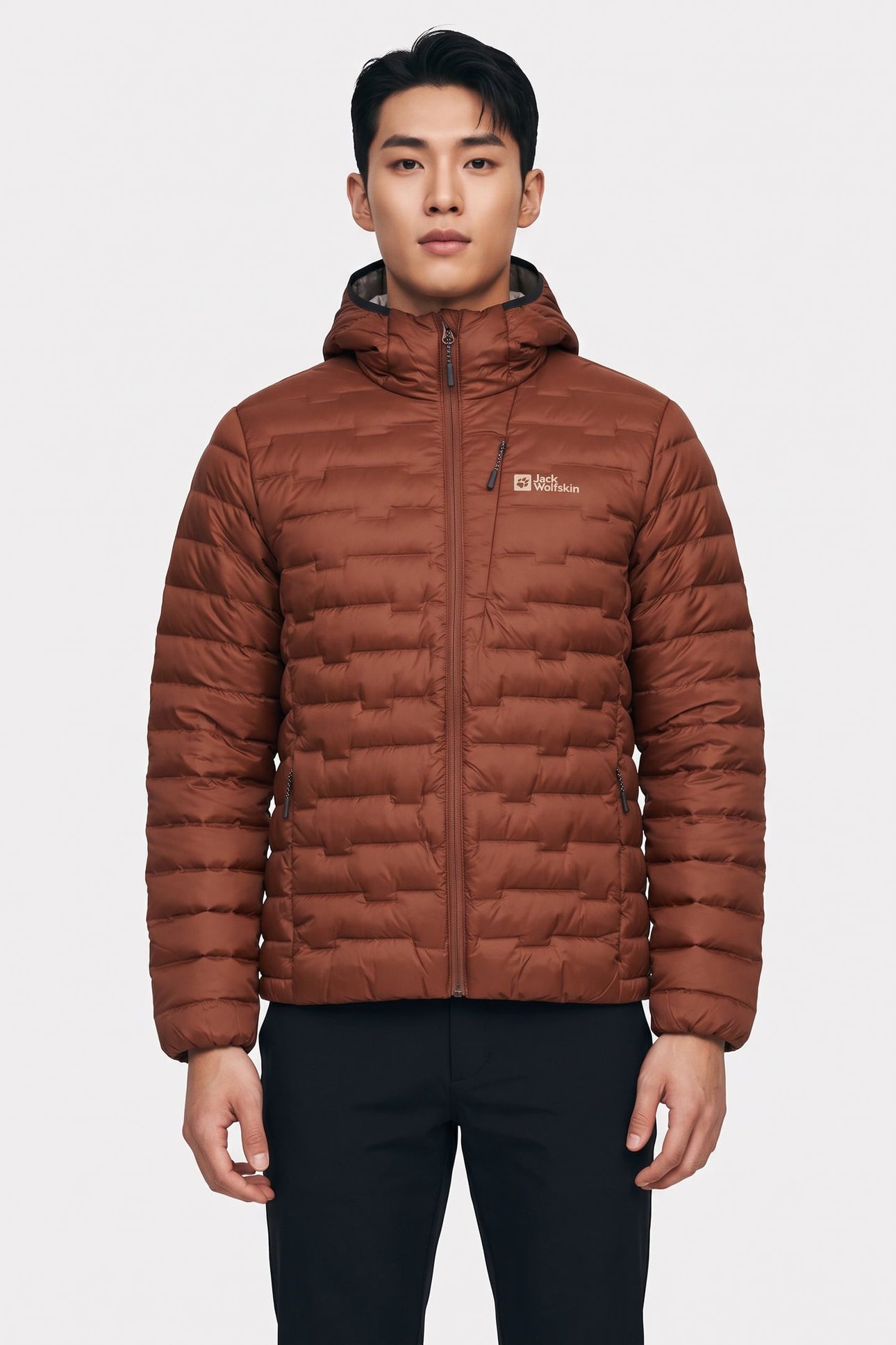 PASSAMANI DOWN HOODY HOT CHOC 1