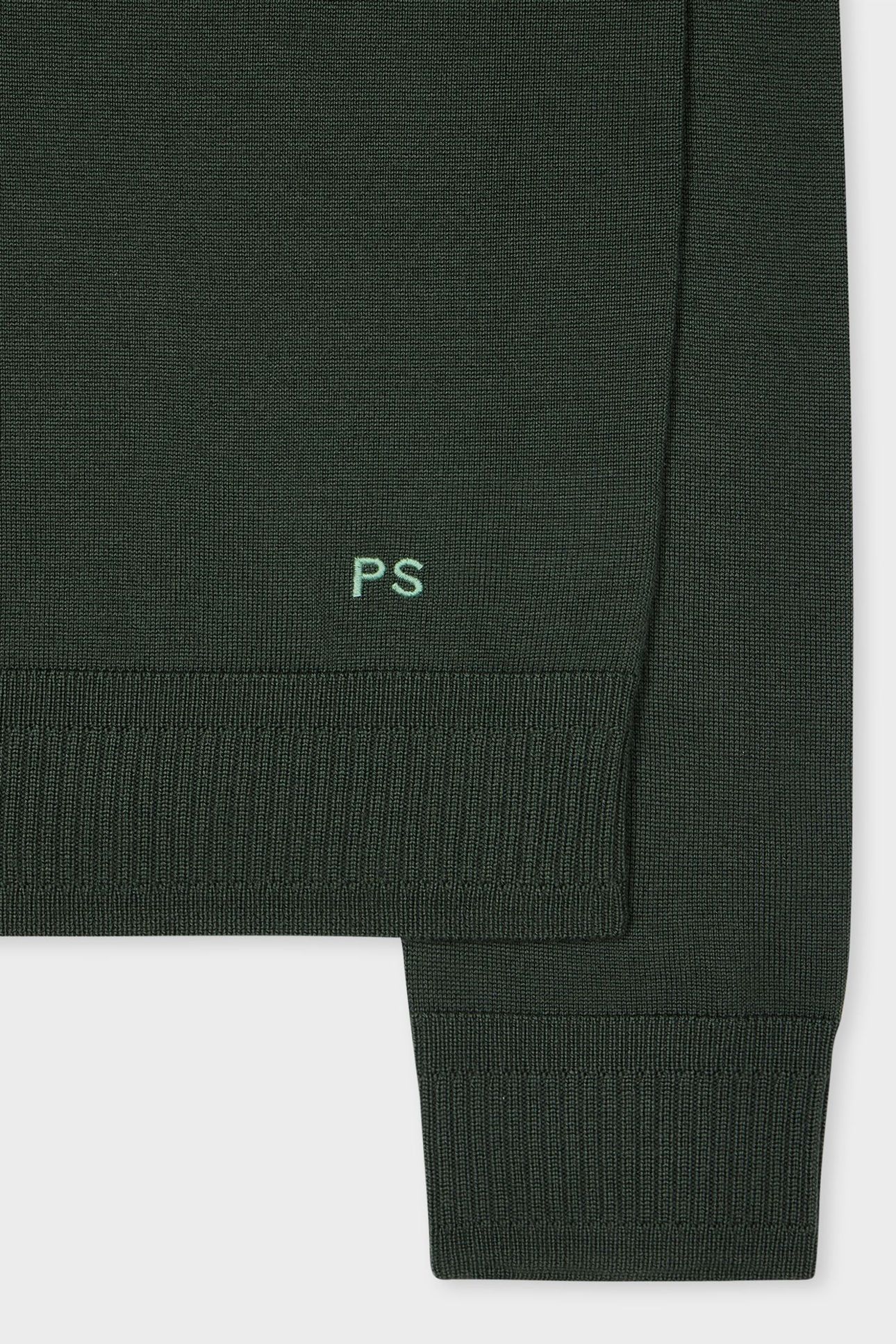 MENS SWEATER CREW NECK VERY DARK GREEN 6