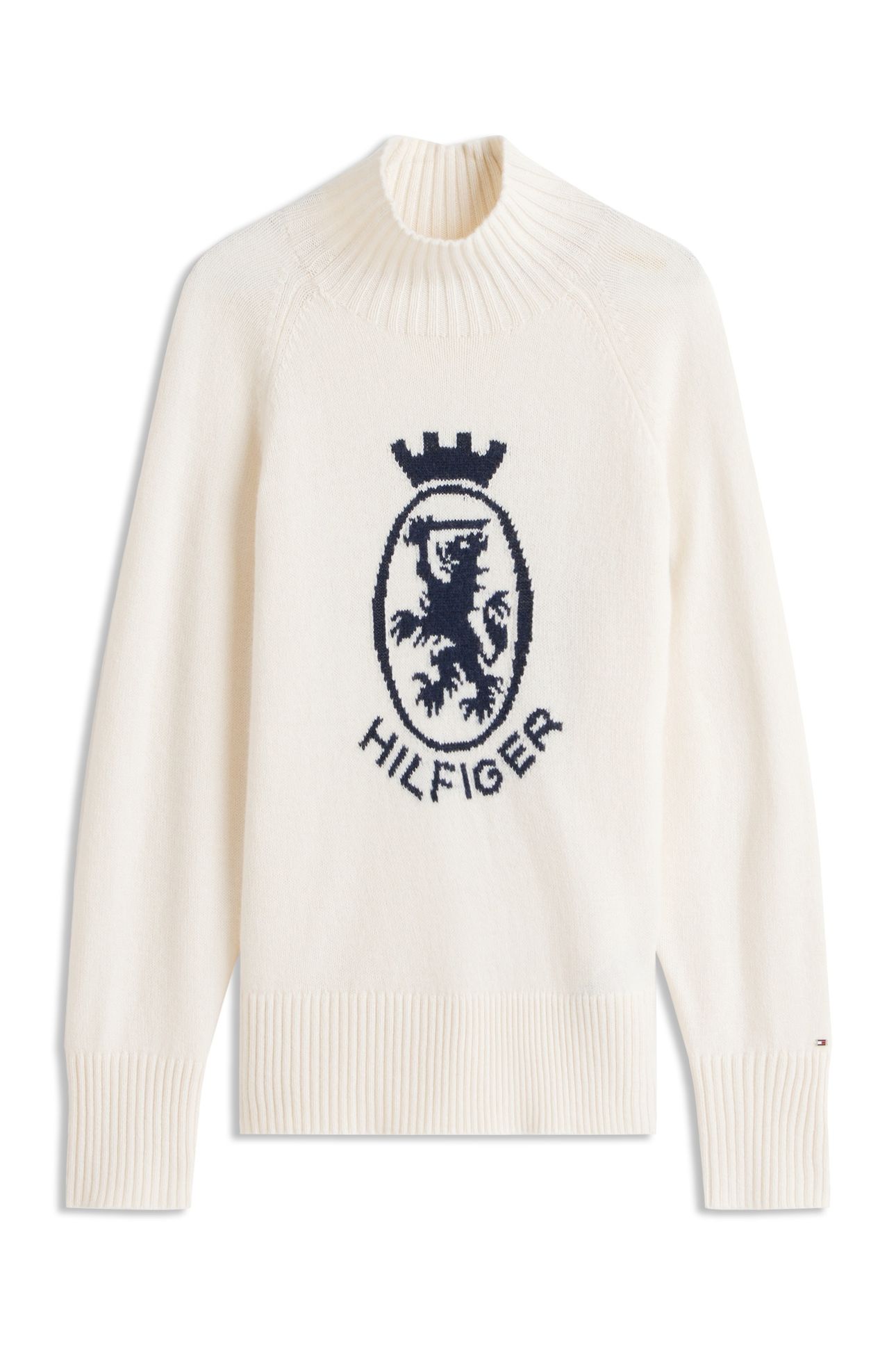 WOOL BLEND GRAPHIC SWEATER IVORY PETAL 4