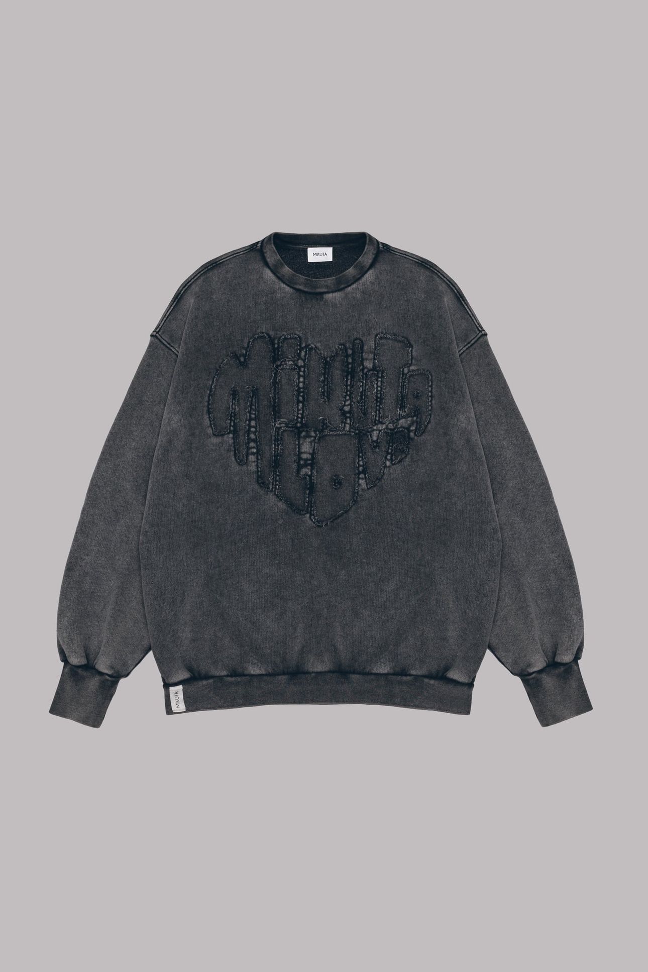 THE GREY FADED LOVE RELAXED SWEATER 2
