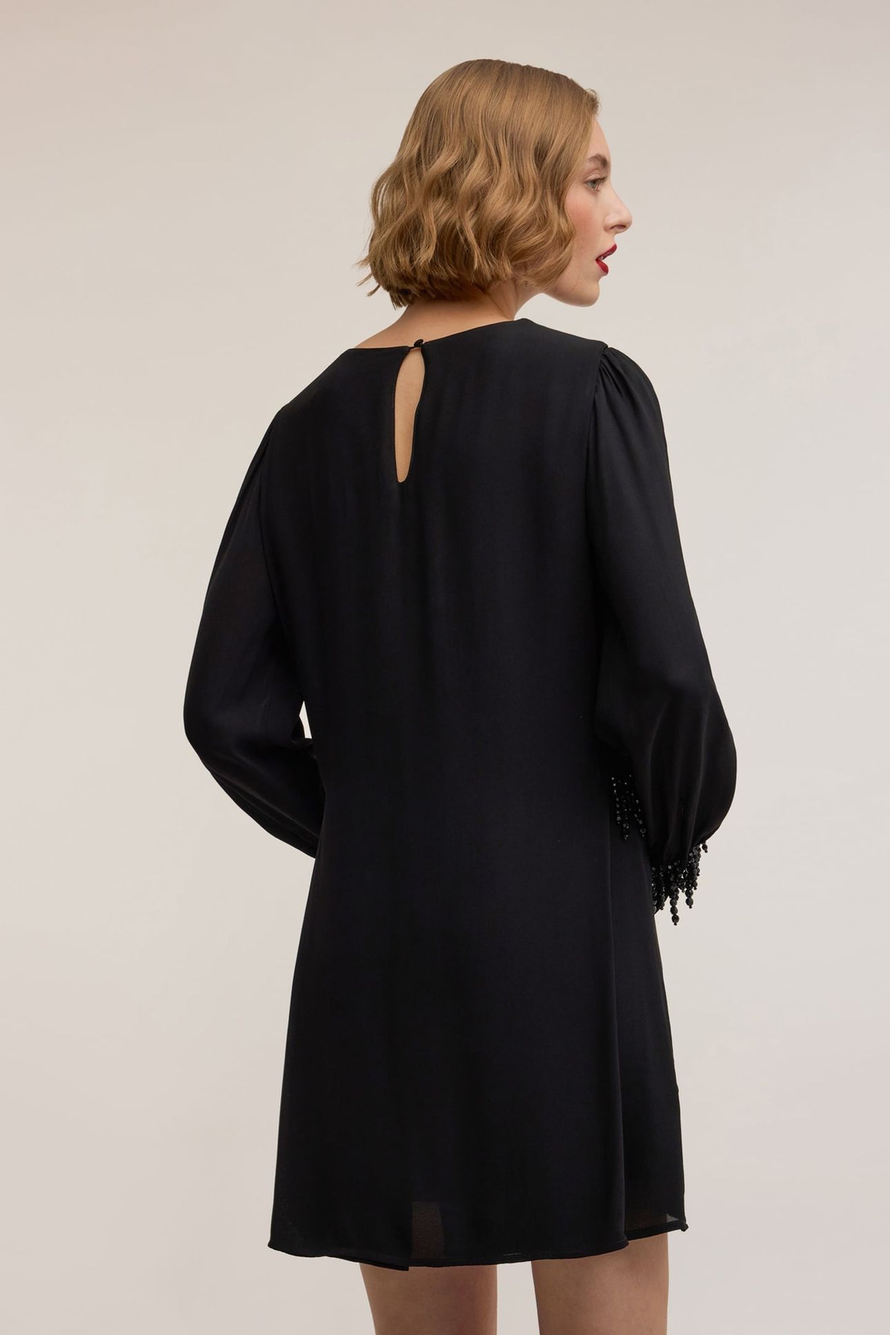 SMART COUTURE CHIFFON MINIDRESS BLACK 4