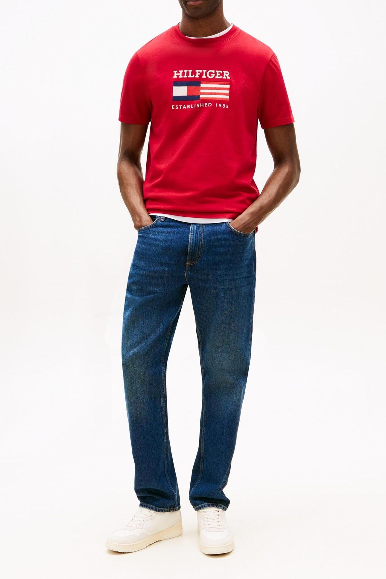 AMERICANA MONOTYPE TEE MEDIUM RED 2