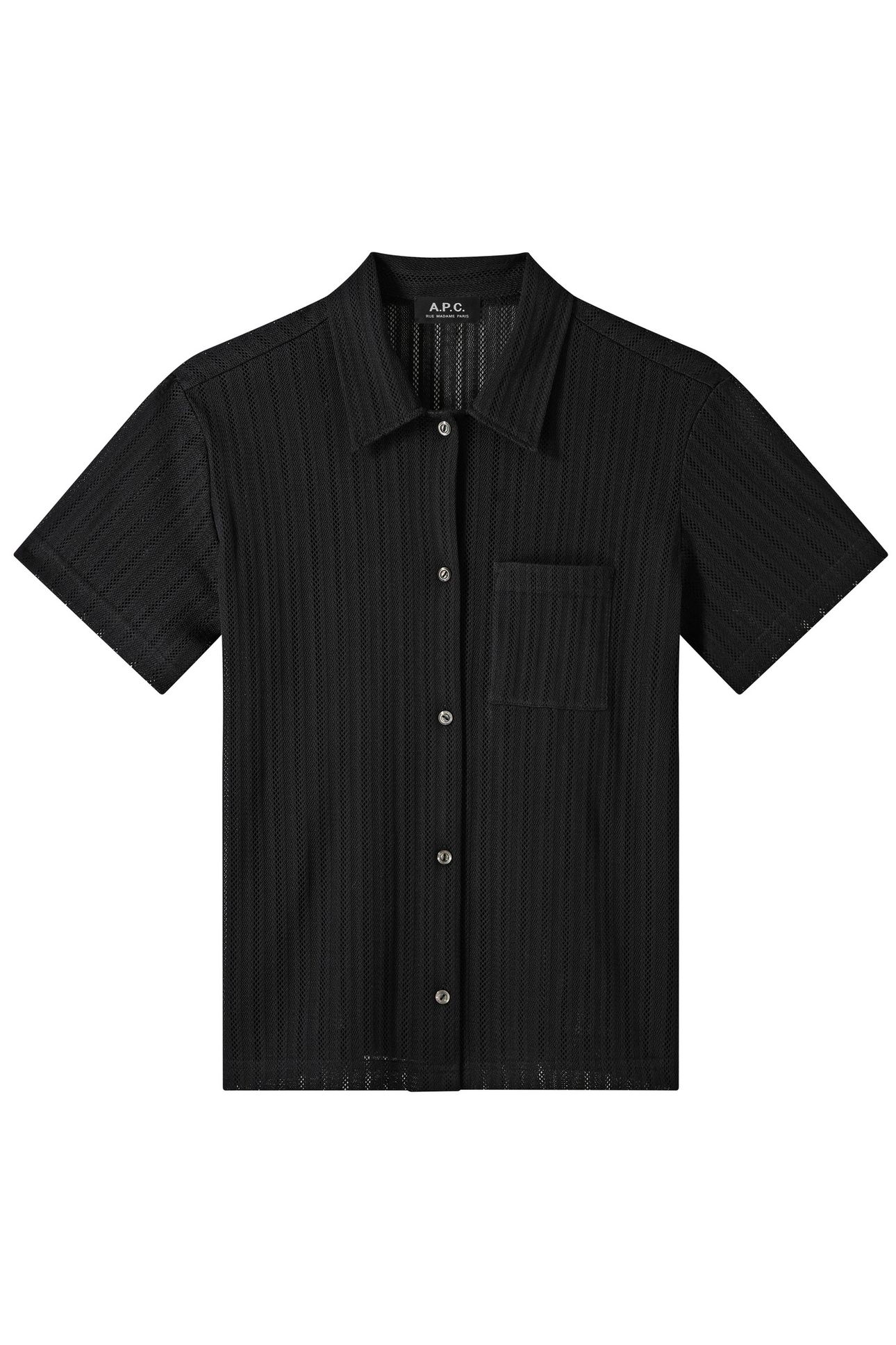 SHORT-SLEEVE SHIRT MARINE BLACK 2