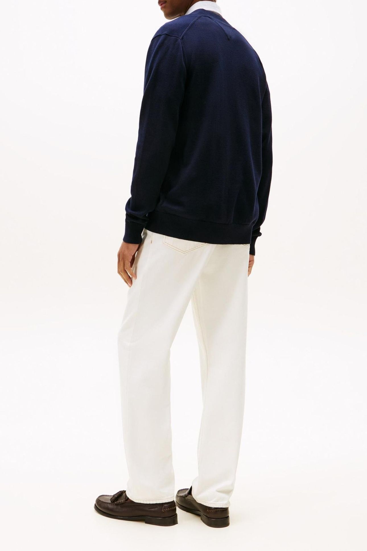 ESSENTIAL COTTON CARDIGAN NAVY BLUE 2