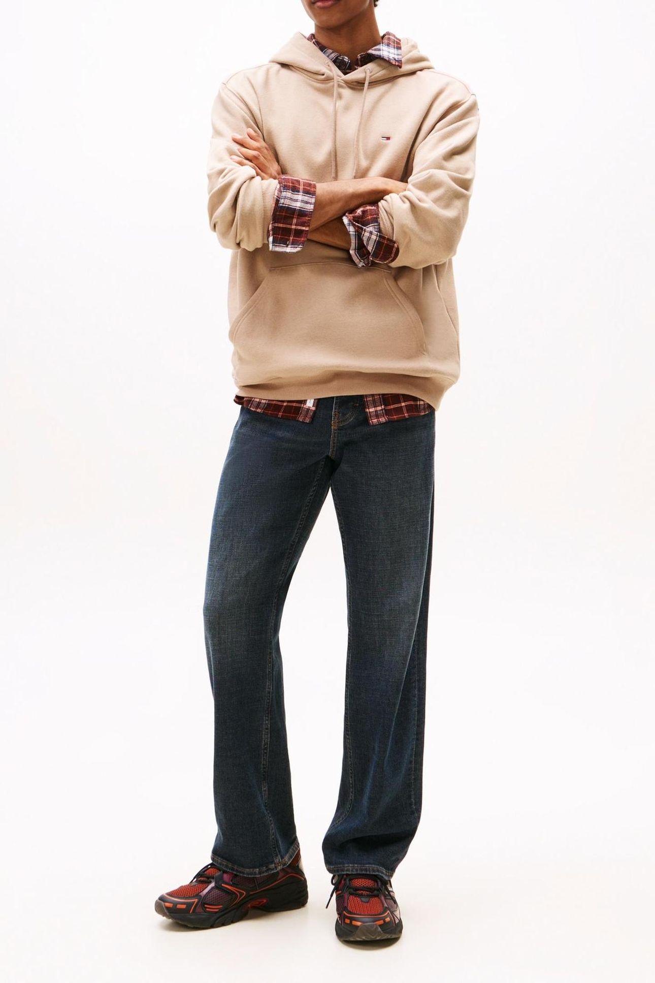 TJM REG FLAG HOODIE COASTAL TAUPE 3