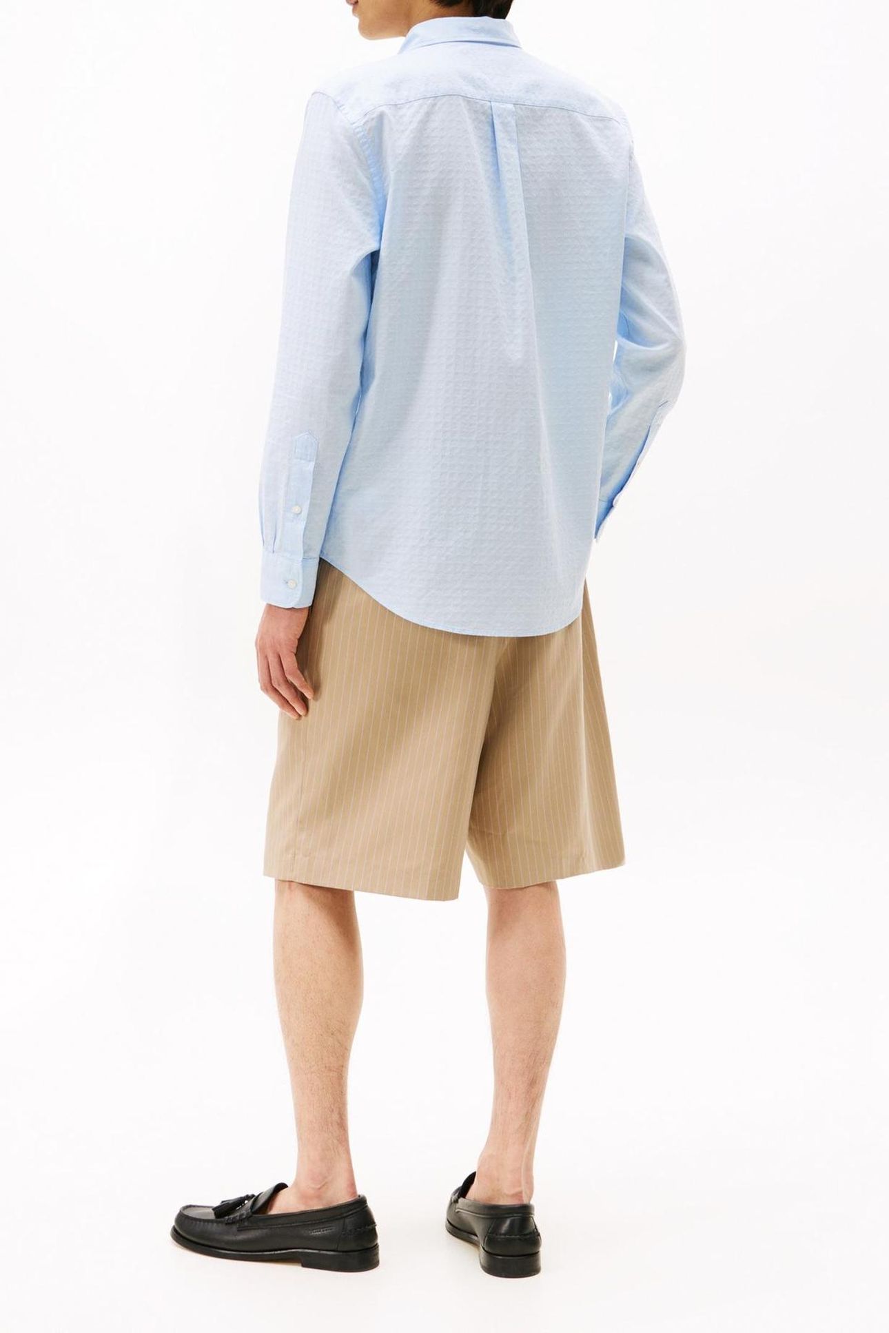 DOBBY STRUCTURE SHIRT SWEET BLUE 3