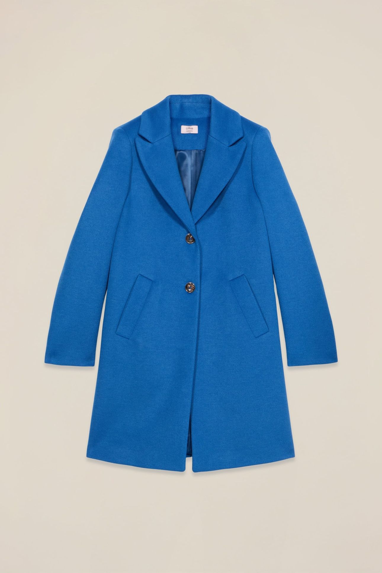 LONG COAT IN DRAP LIGHT BLUE 3