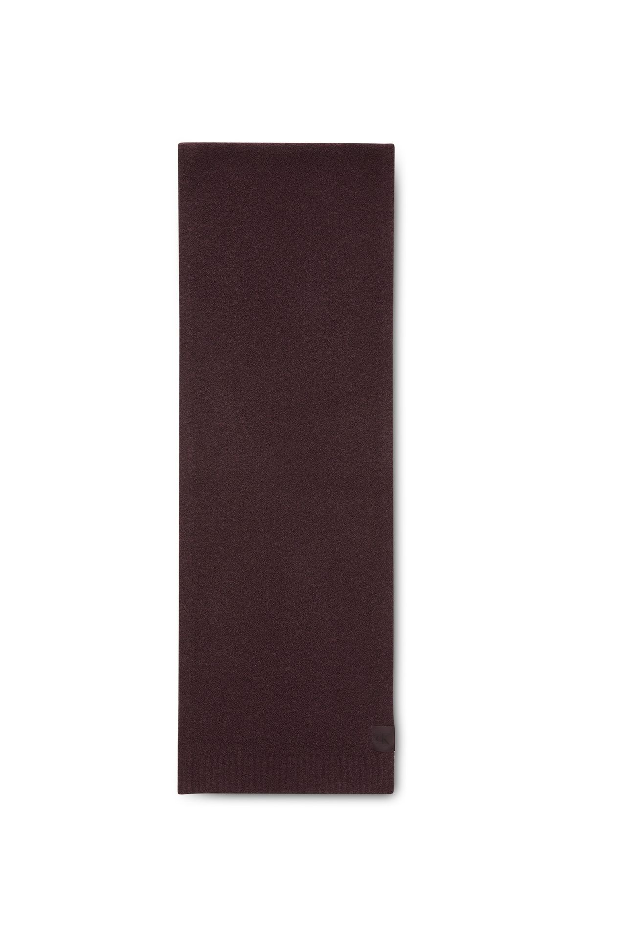 CK PATCH BOUCLE SCARF FUDGE 1