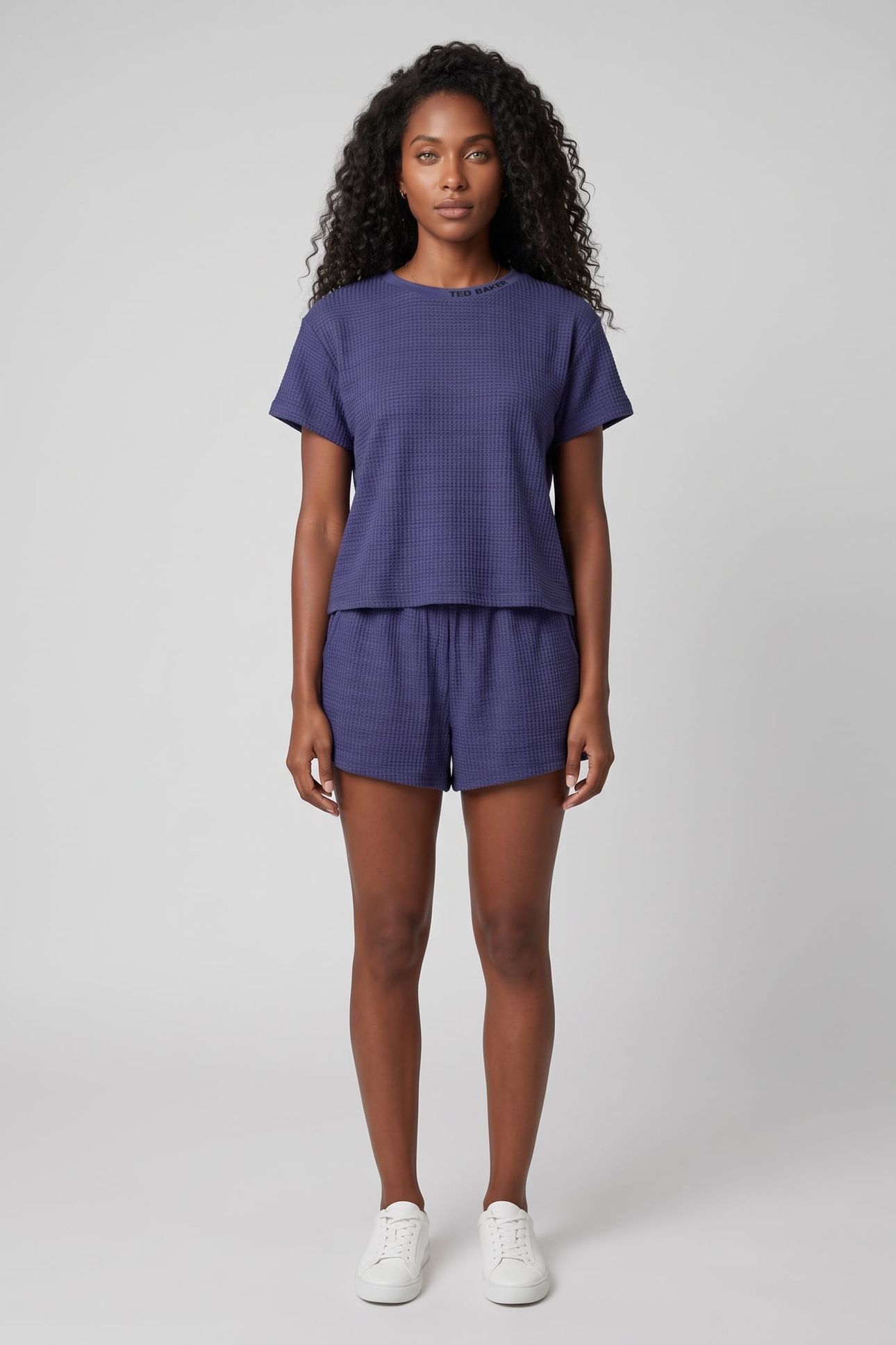 CEDAR T-SHIRT AND SHORT SET NAVY BLUE 1