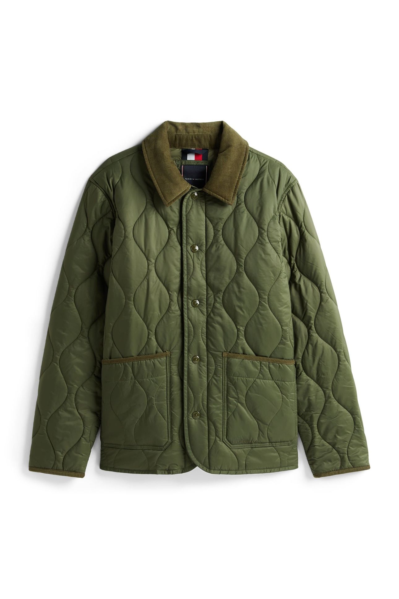 MID ONION QUILTED JACKET BATTLE GREEN 4